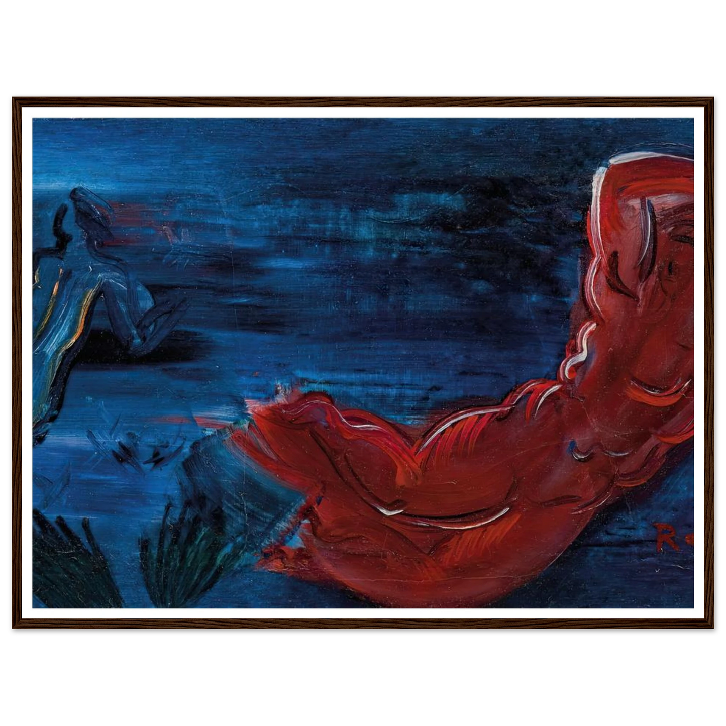 Naïade rouge (1926-30) Art Print | Raoul Dufy-Quipham Collections