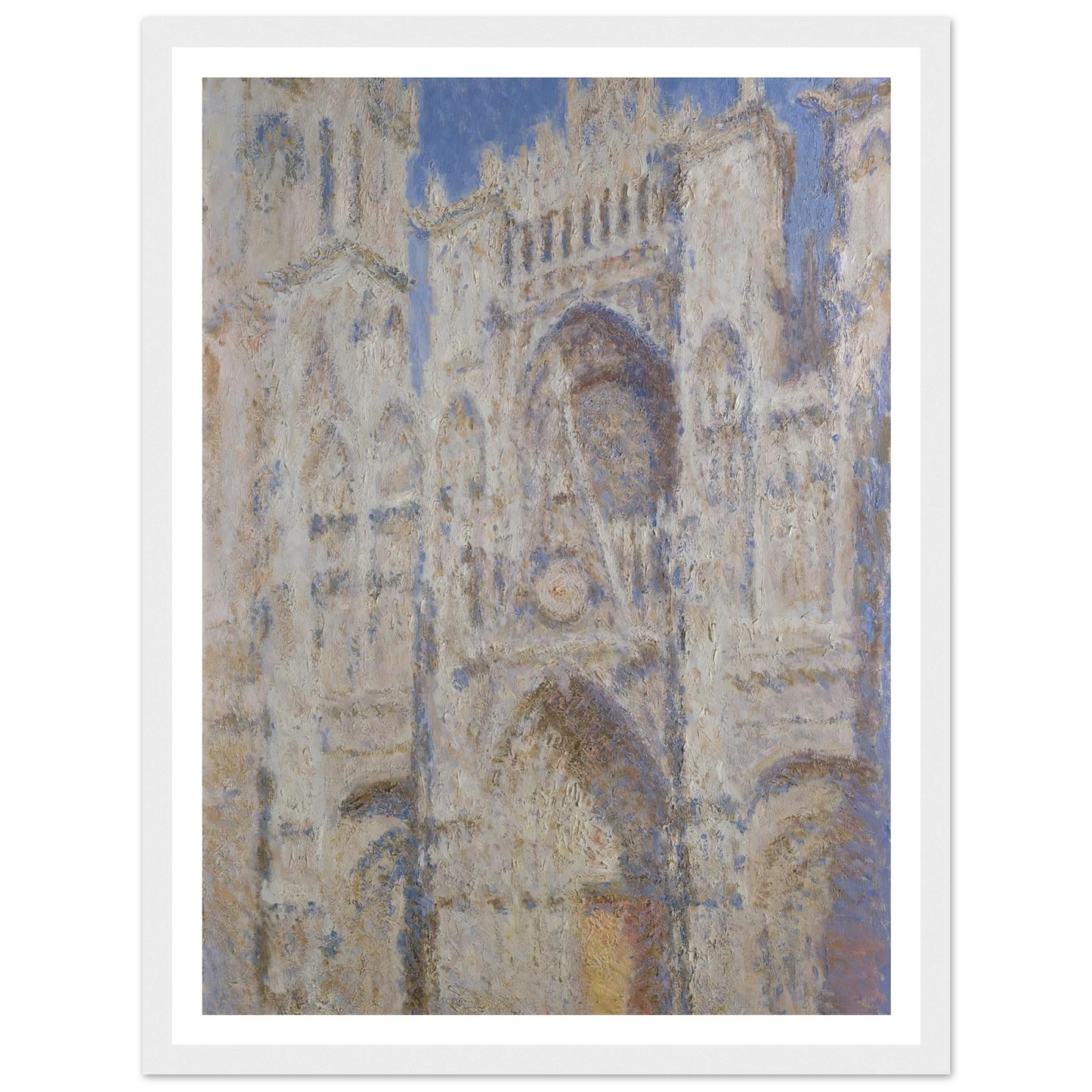 Rouen Cathedral; The Portal (Sunlight) (1894) Art Print | Claude Monet-Quipham Collections