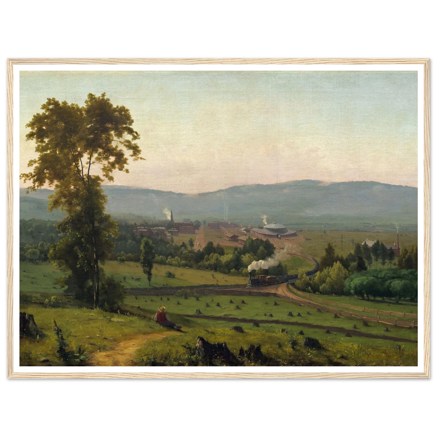 The Lackawanna Valley (c. 1856) Art Print | George Inness-Quipham Collections
