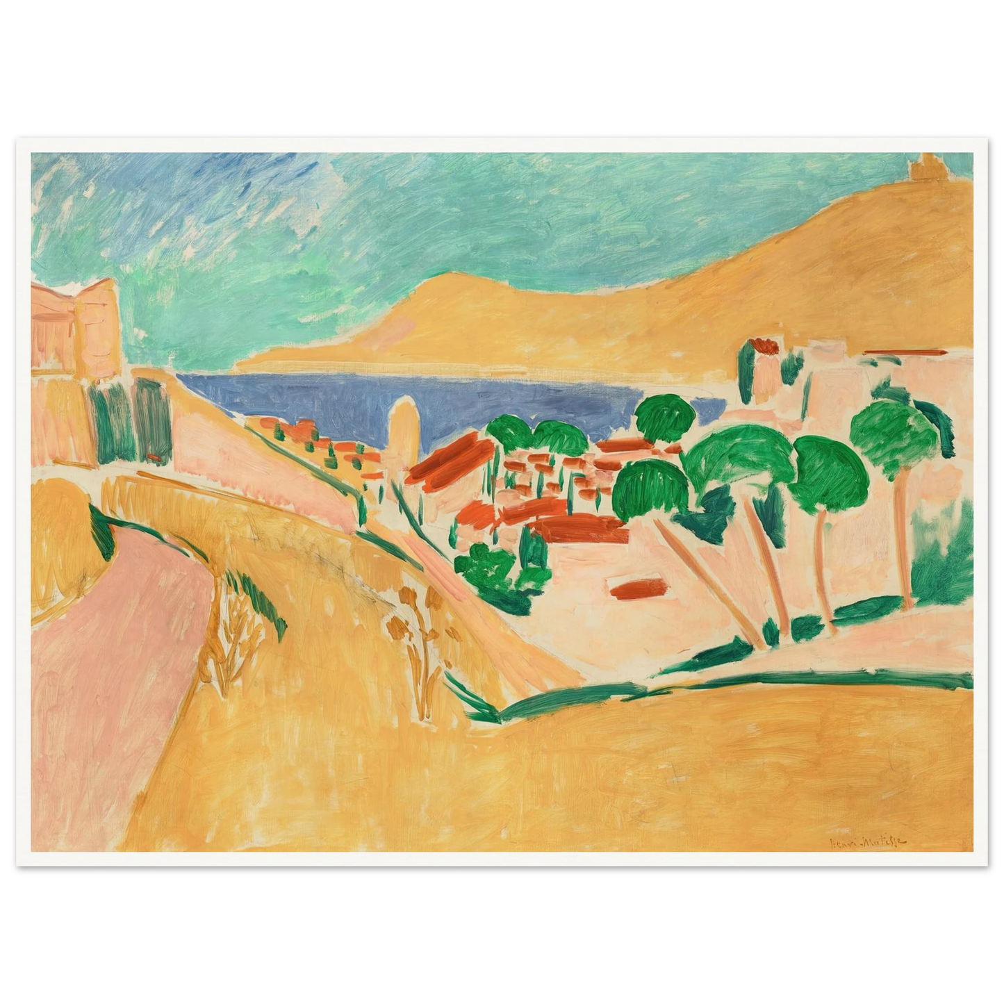 Collioure en août (circa 1911) Art Print | Henri Matisse-Quipham Collections