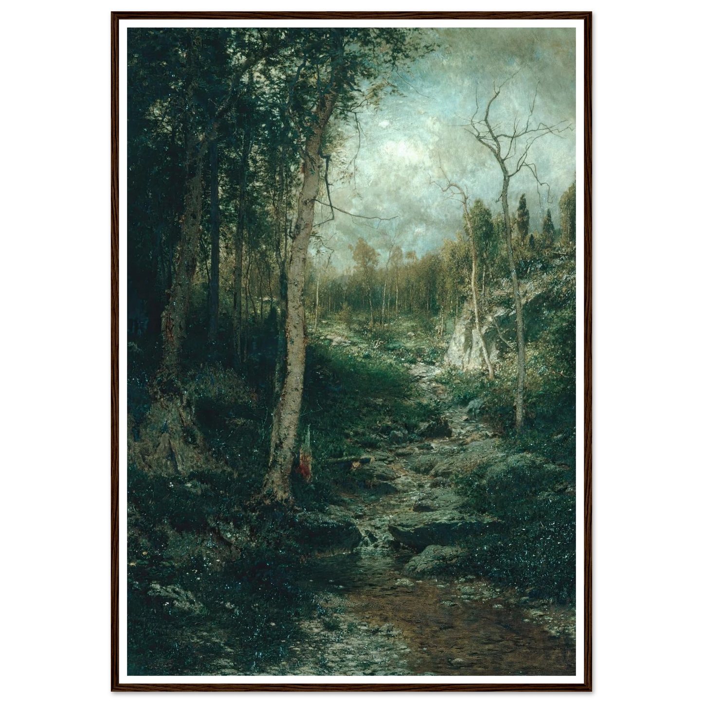 An Old Clearing (1881) Art Print | Alexander Helwig Wyant-Quipham Collections