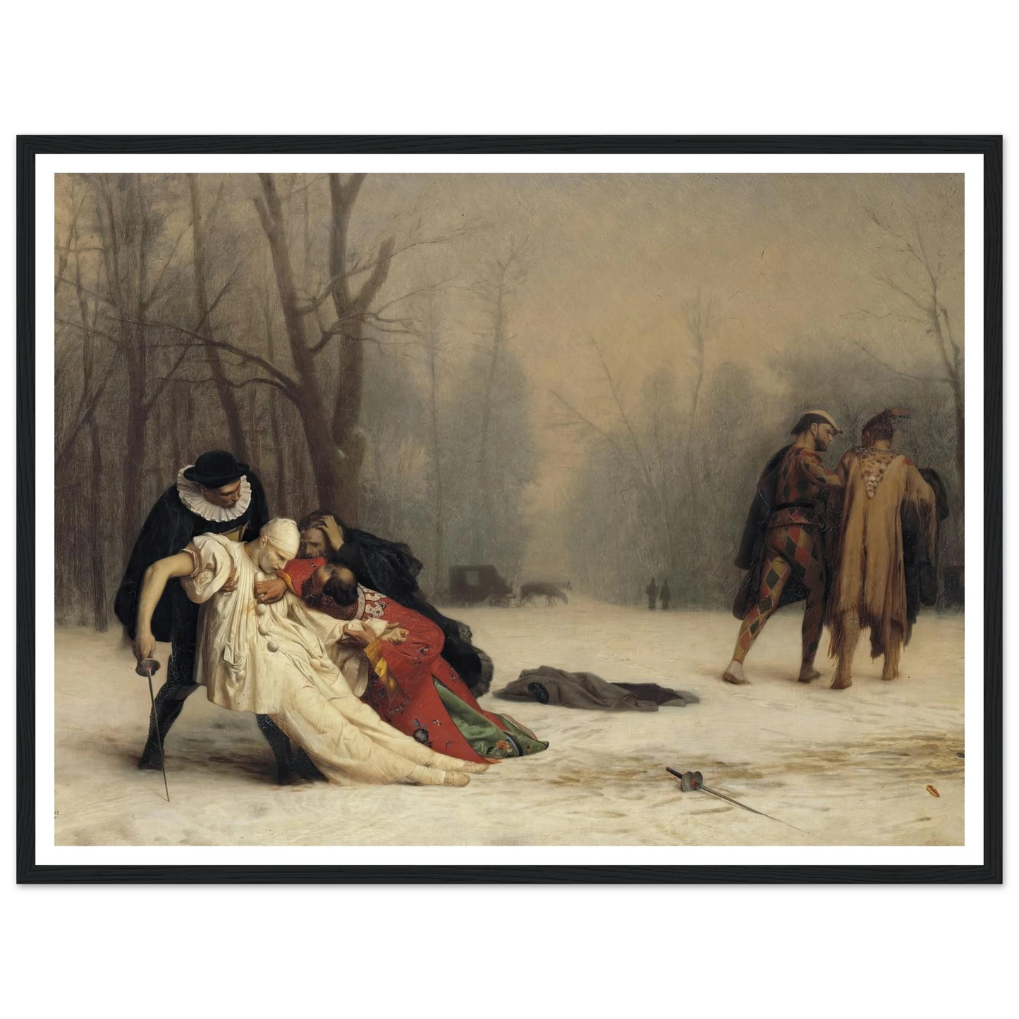 The Duel After the Masquerade (1857) Art Print | Jean Leon Gerome-Quipham Collections