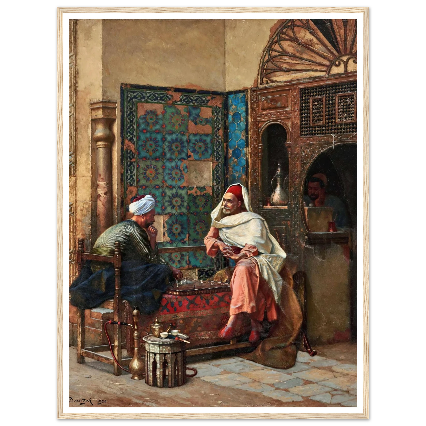The Chess Players (1904) Art Print | Ludwig Deutsch-Quipham Collections