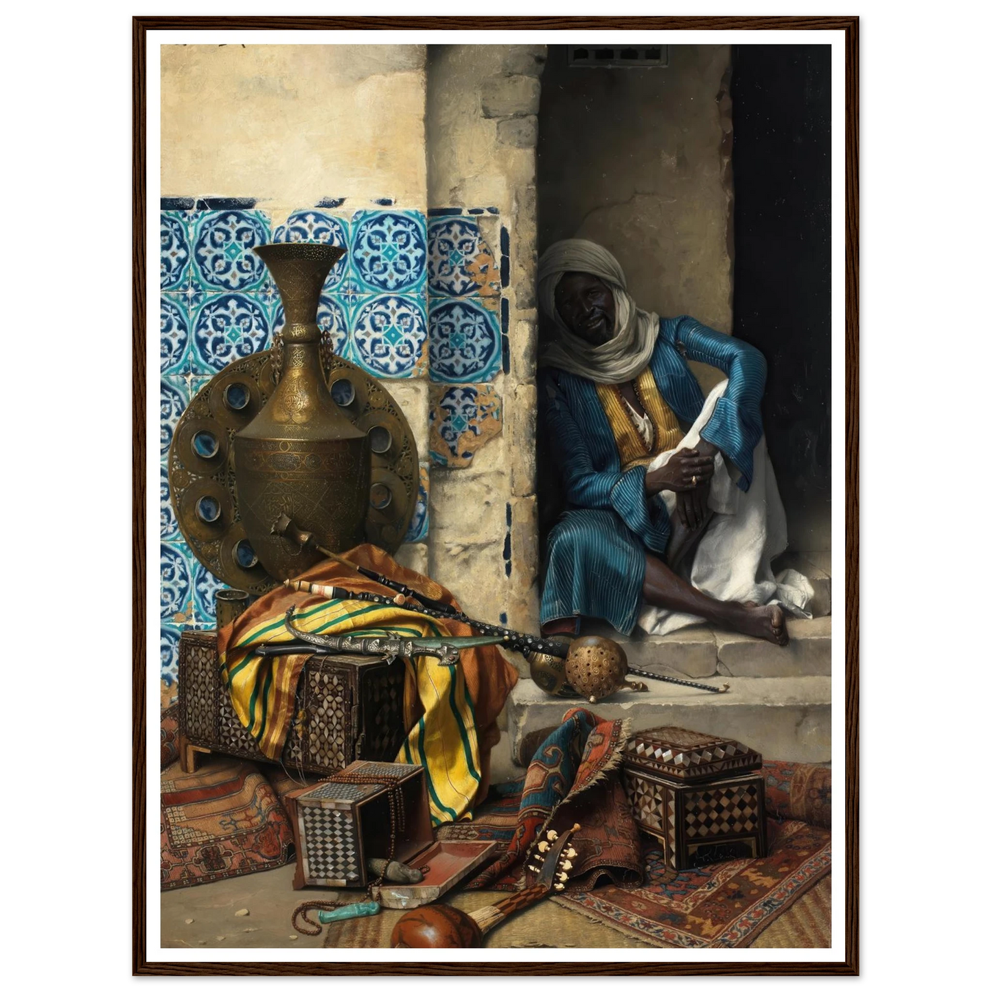 A Dealer in Artefacts (1887) Art Print | Ludwig Deutsch-Quipham Collections