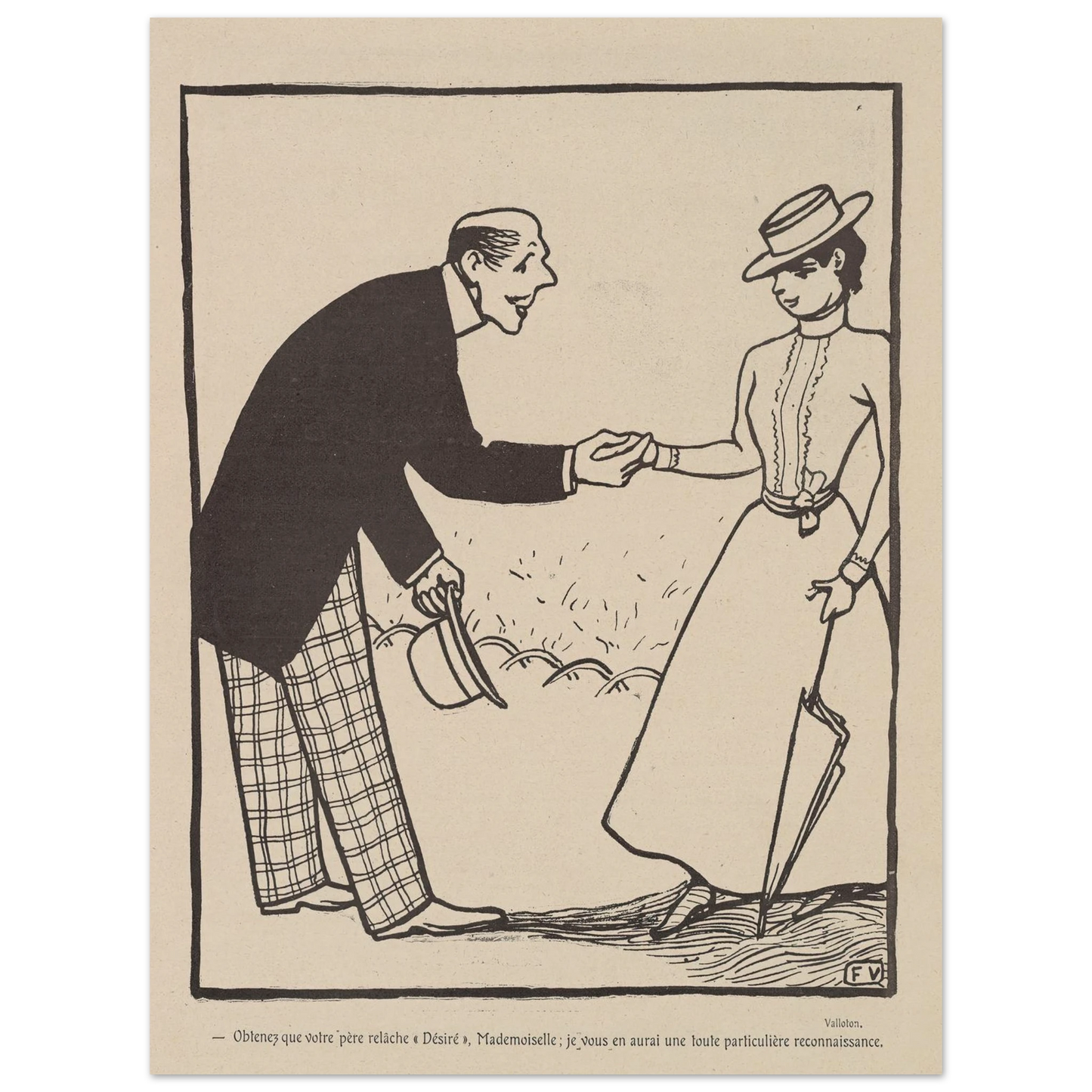 1er août 1903 Art Print | Felix Vallotton-Quipham Collections