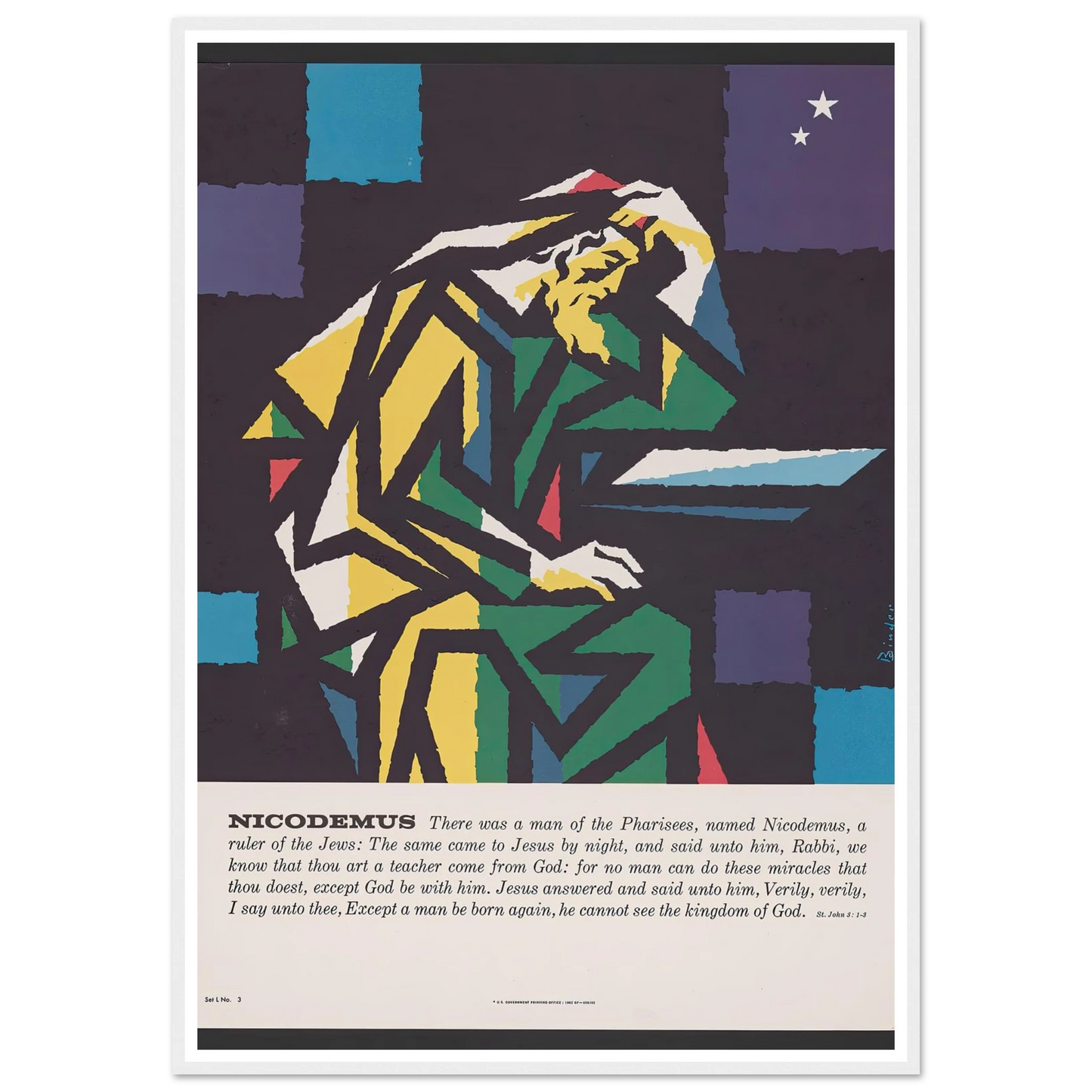 Nicodemus (1962) Art Print | Joseph Binder-Quipham Collections