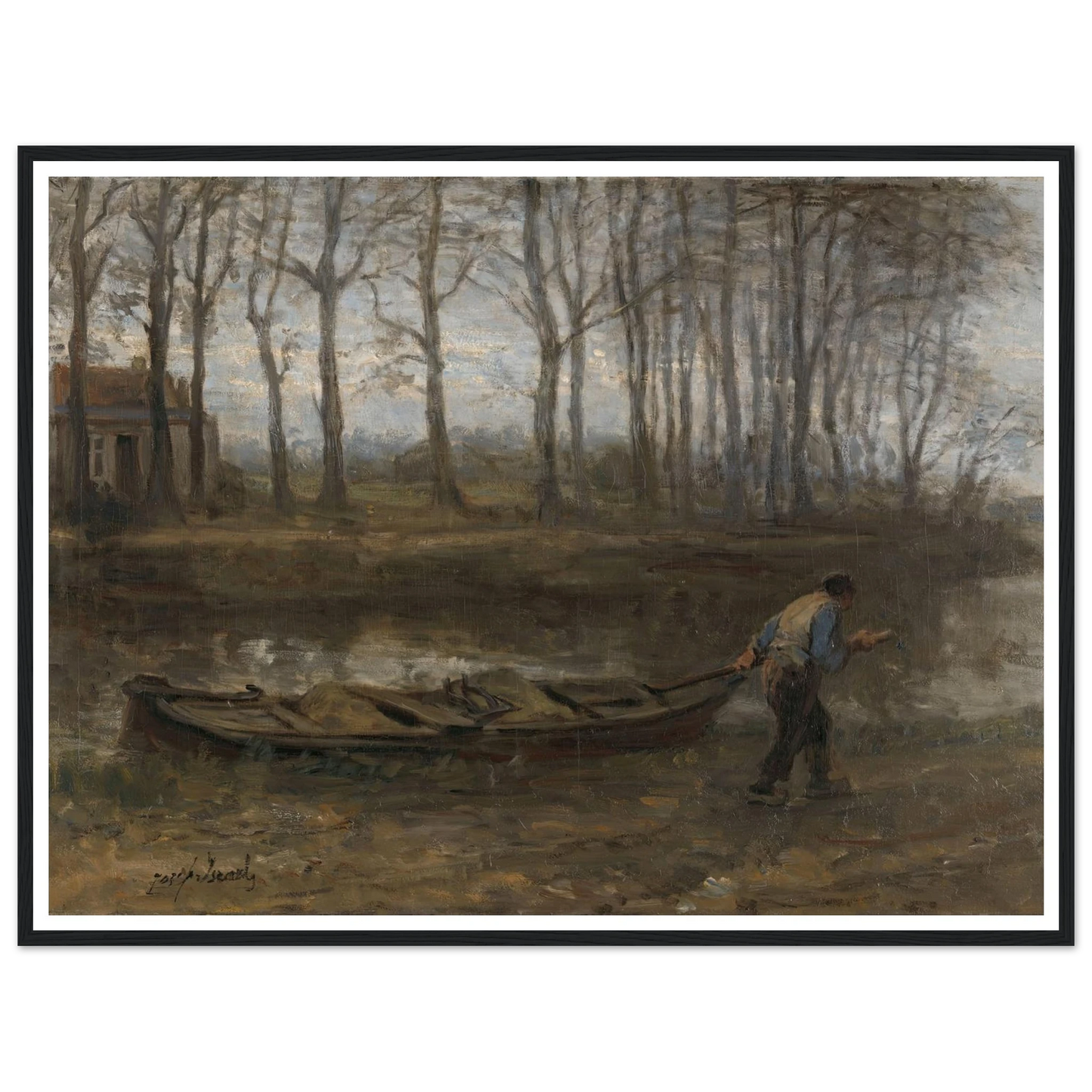 The Sand Bargeman (1887) Art Print | Jozef Israels-Quipham Collections