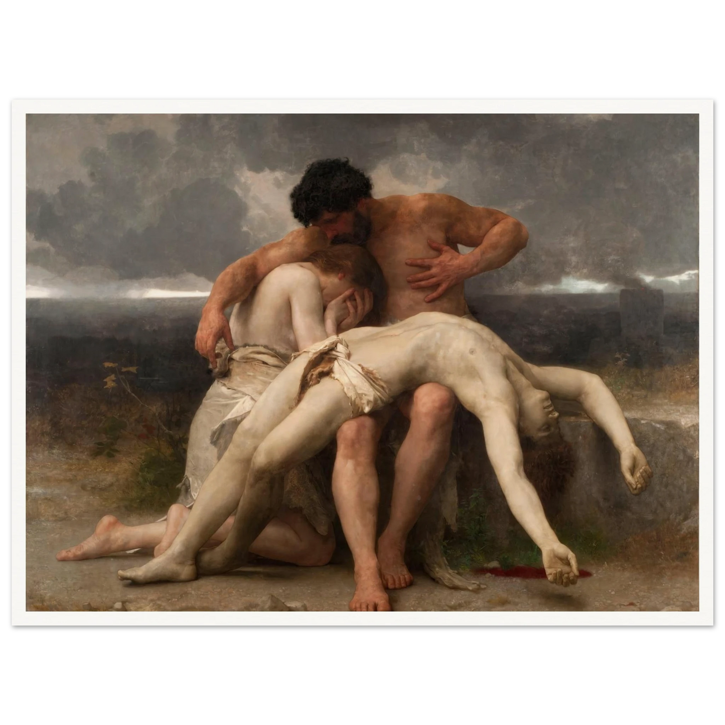 The First Mourning (1888) Art Print | William Bouguereau-Quipham Collections