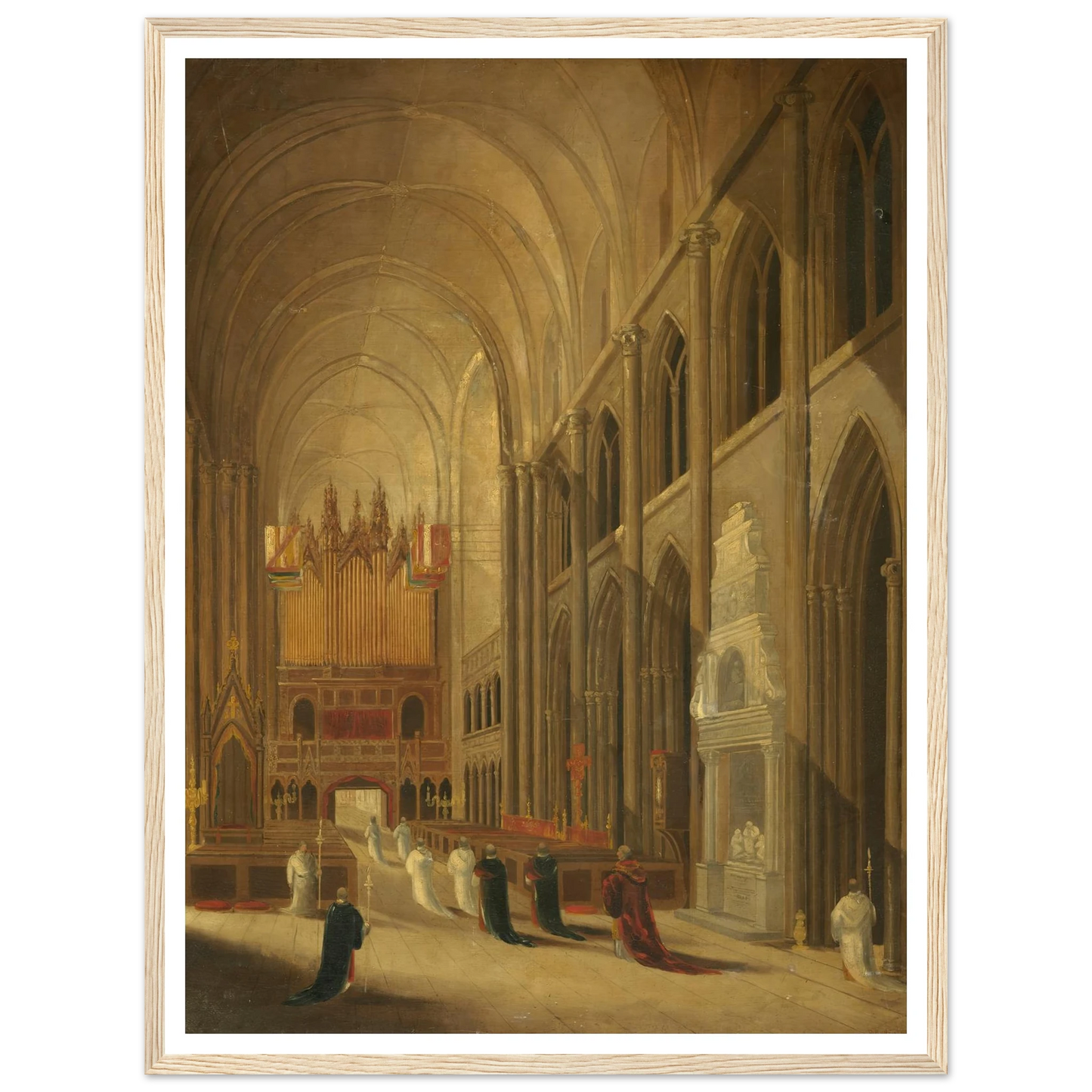 Going to Mass Art Print | David Roberts-Quipham Collections