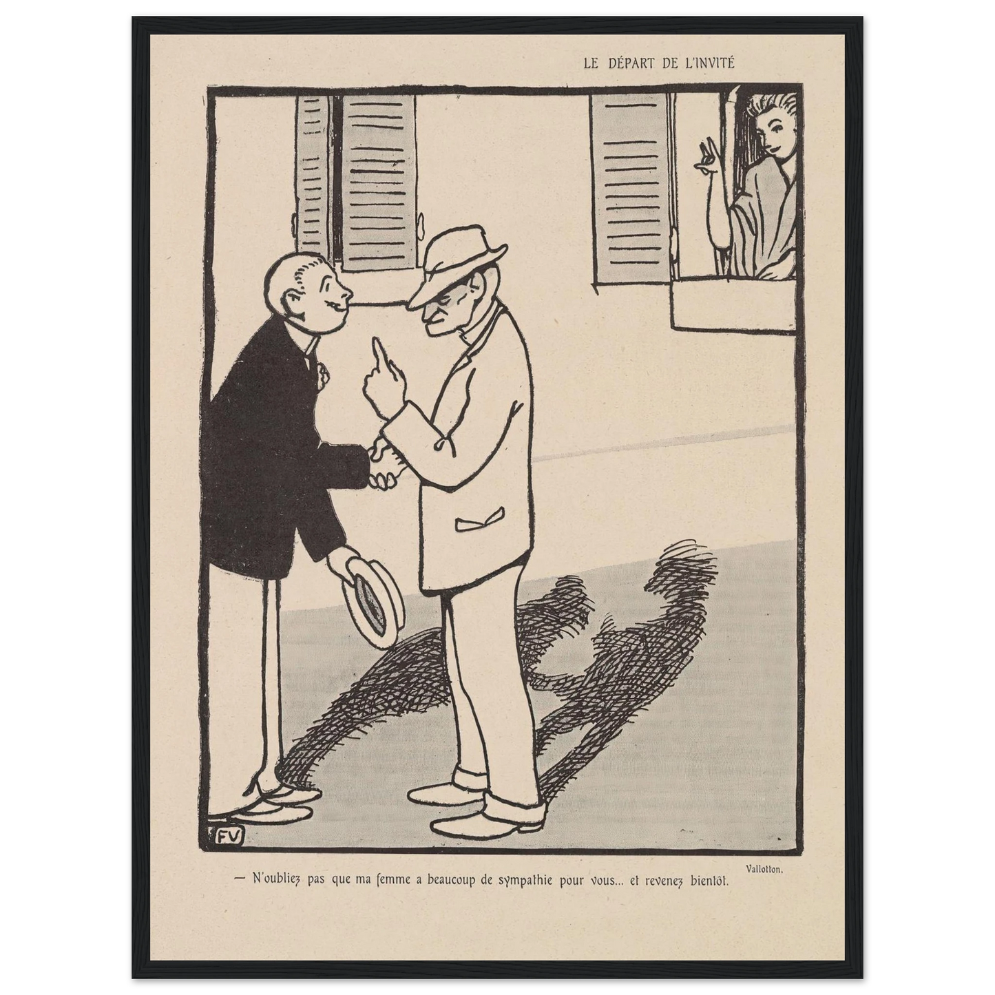 22 août 1903 Art Print | Felix Vallotton-Quipham Collections