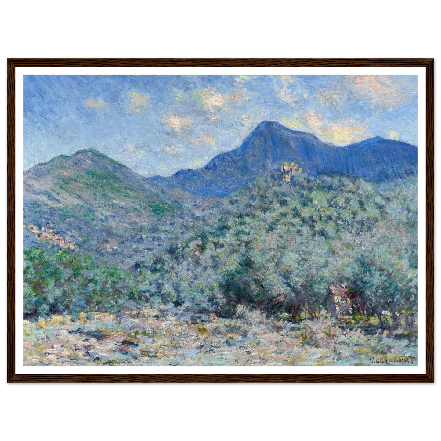 Valle Buona, Near Bordighera (1884) Art Print | Claude Monet-Quipham Collections