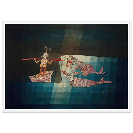 Fighting scene from the comic-fantastic opera ‘the seafarer’ (1923) Art Print | Paul Klee-Quipham Collections