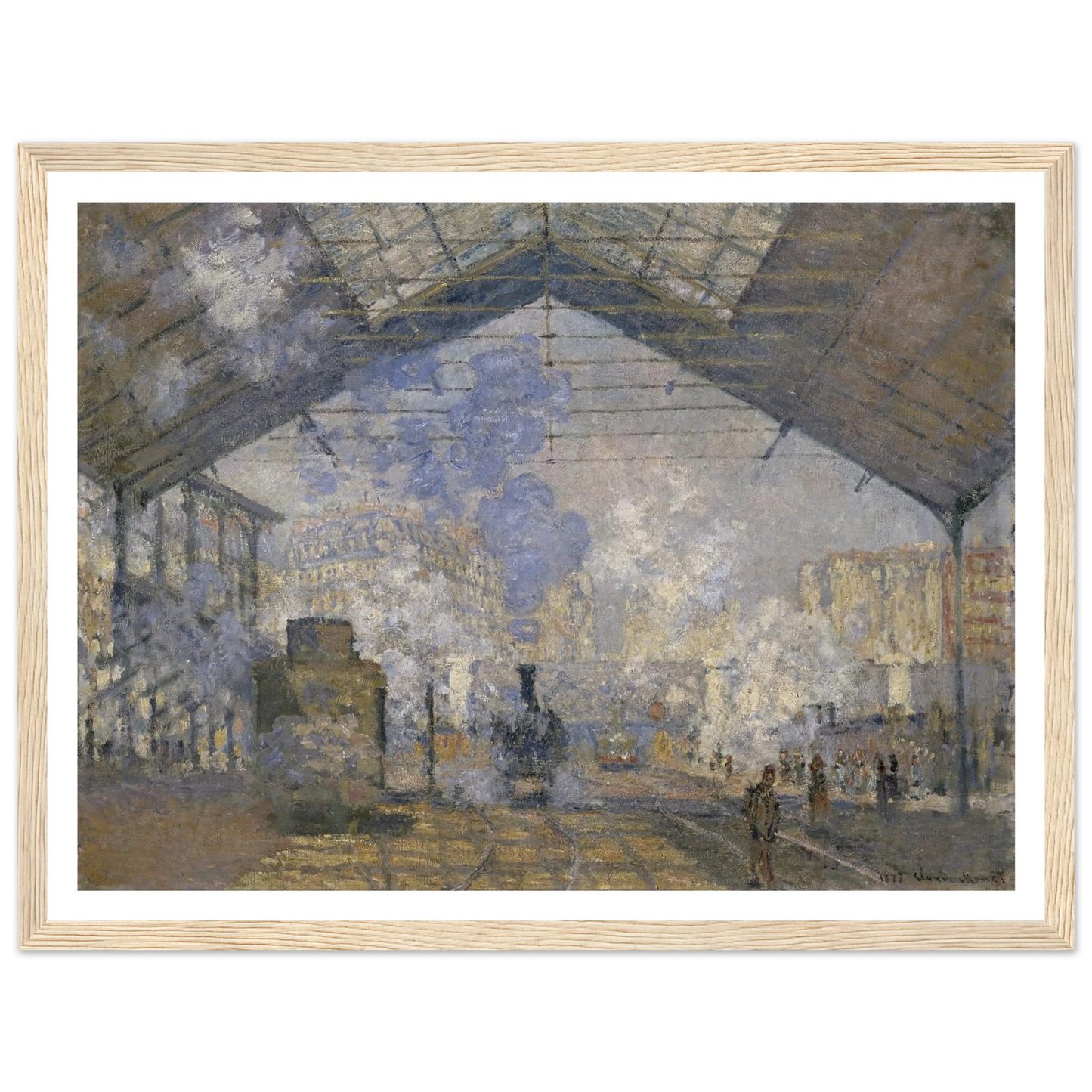 The Saint-Lazare Station (1877) Art Print | Claude Monet-Quipham Collections
