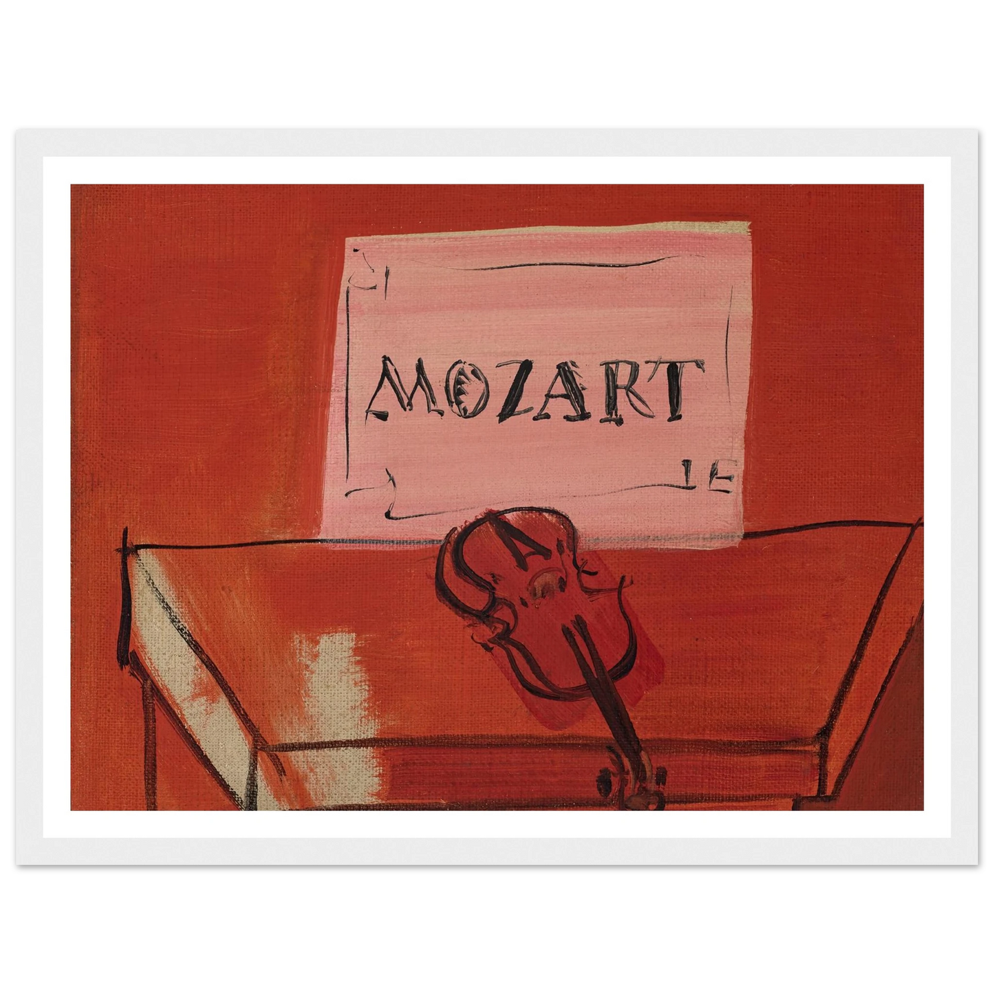 Le petit Mozart (1949) Art Print | Raoul Dufy-Quipham Collections