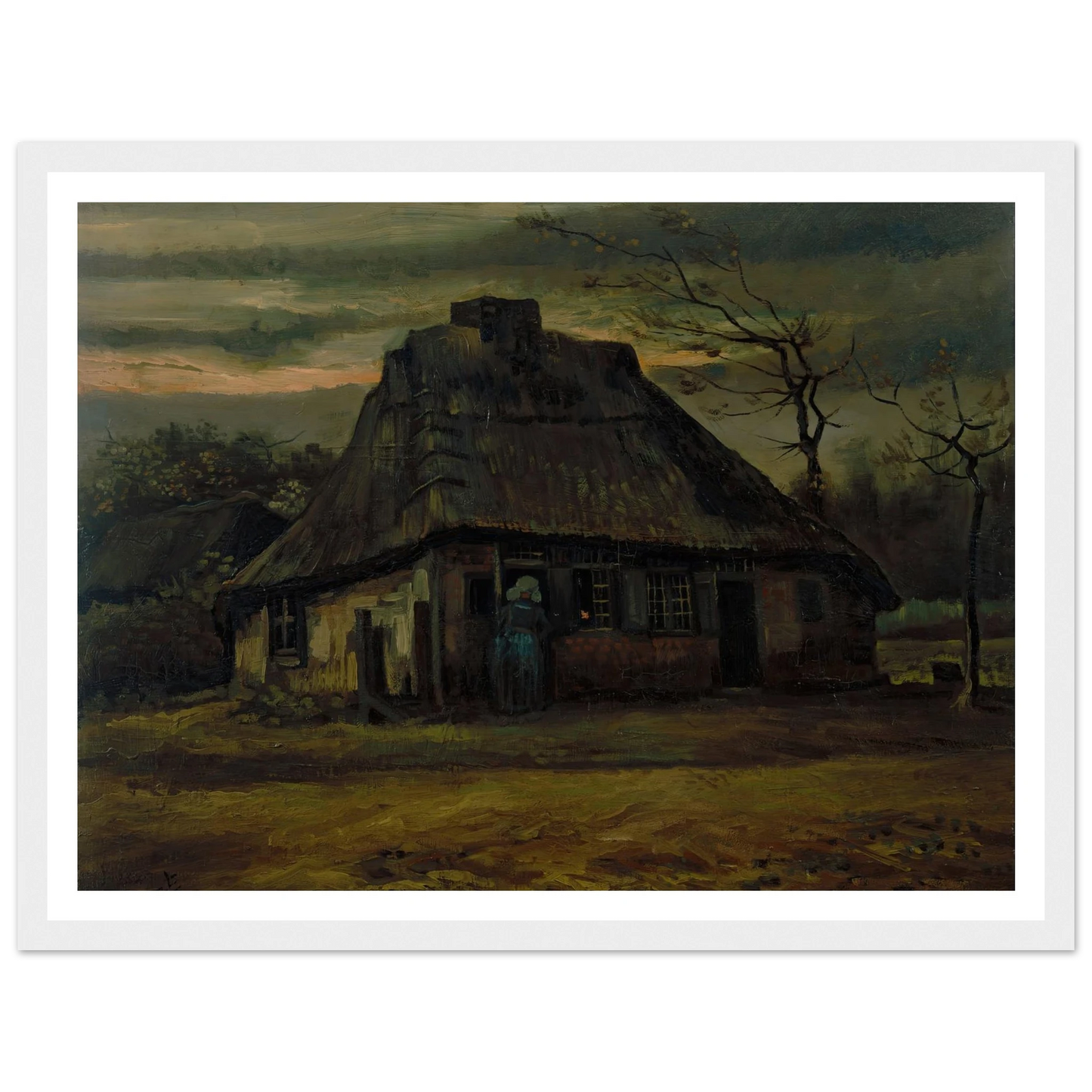 The cottage (1885) Art Print | Vincent van Gogh-Quipham Collections