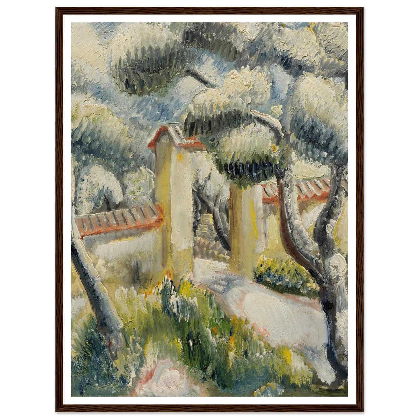 Landschaft in Südfrankreich (Parkausgang) (1939) Art Print | Paul Kleinschmidt-Quipham Collections