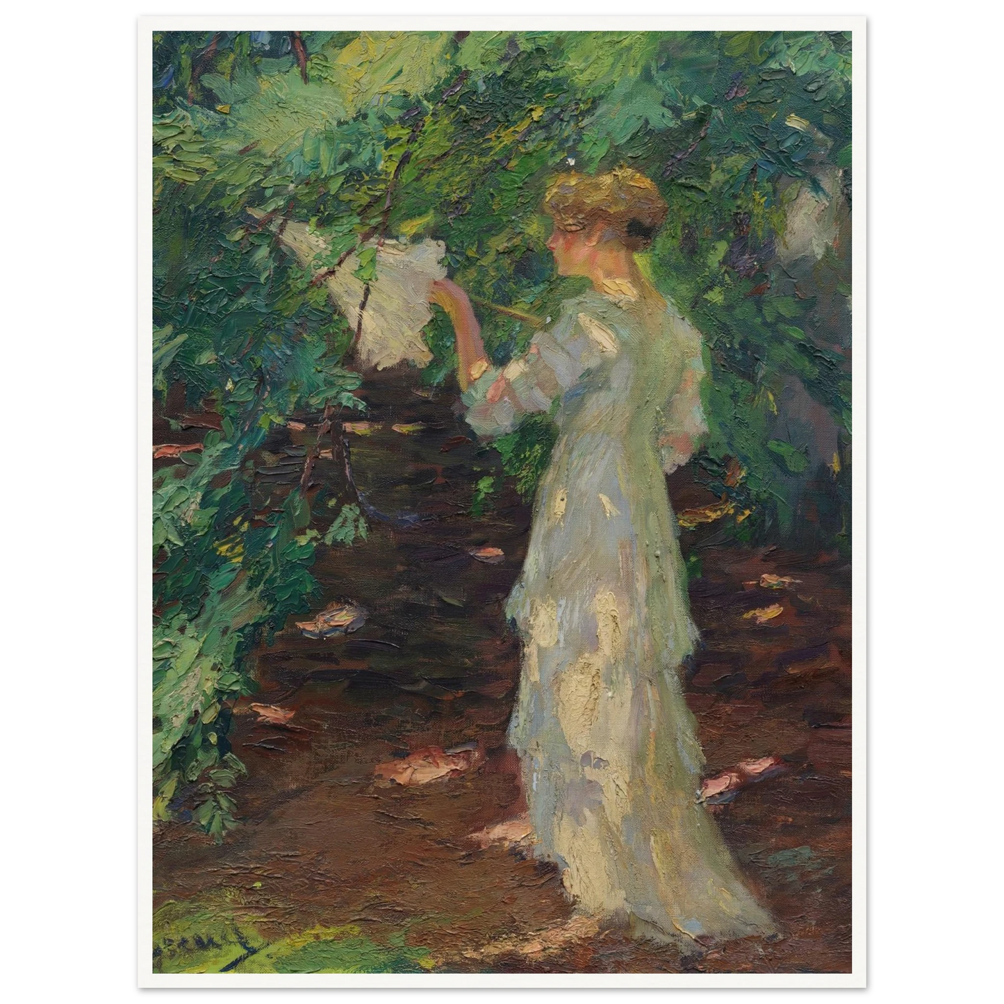 Waldschatten (1910-20) Art Print | Edward Cucue-Quipham Collections