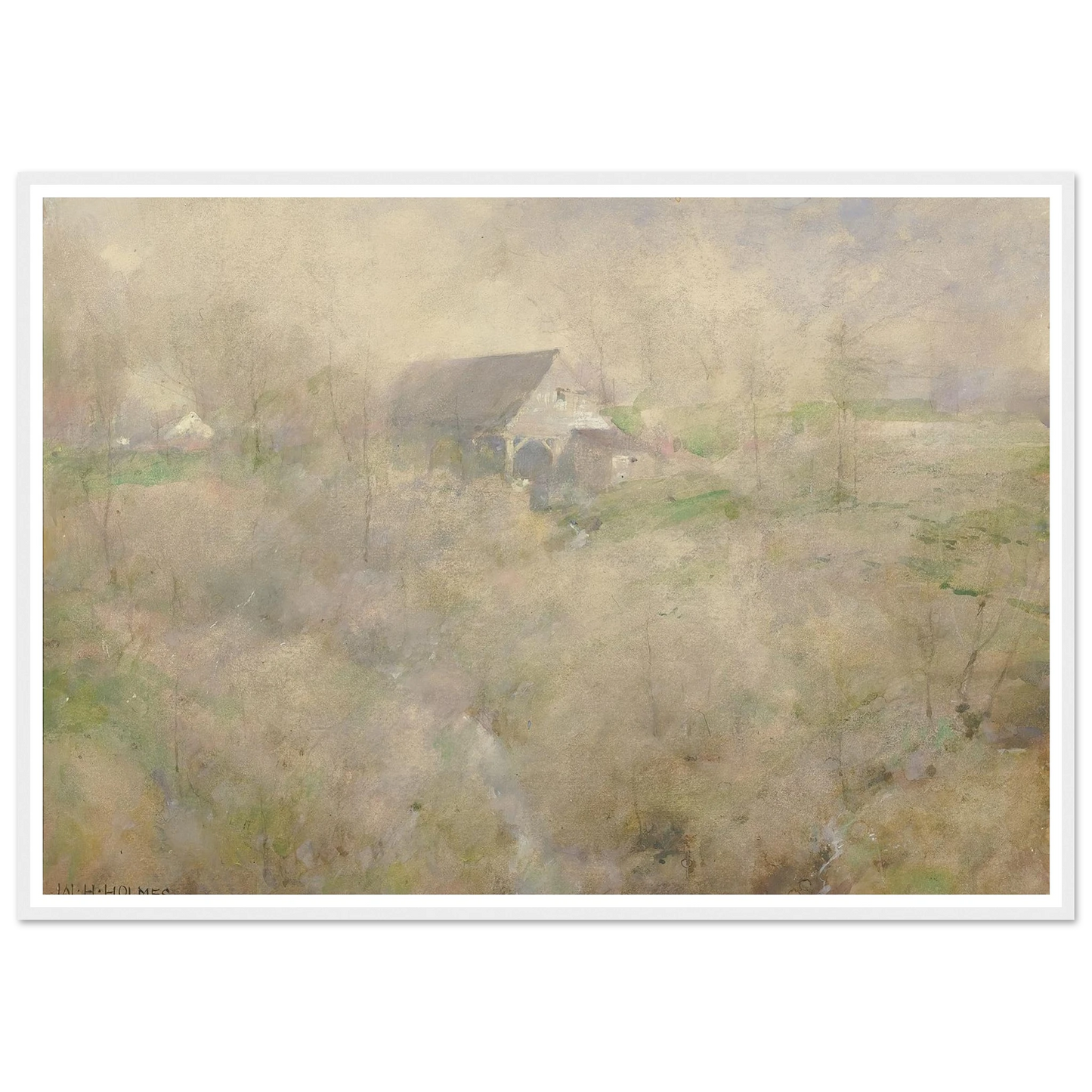 My Old Mill, Holmescroft, Near Rockville Art Print | William Henry Holmes-Quipham Collections