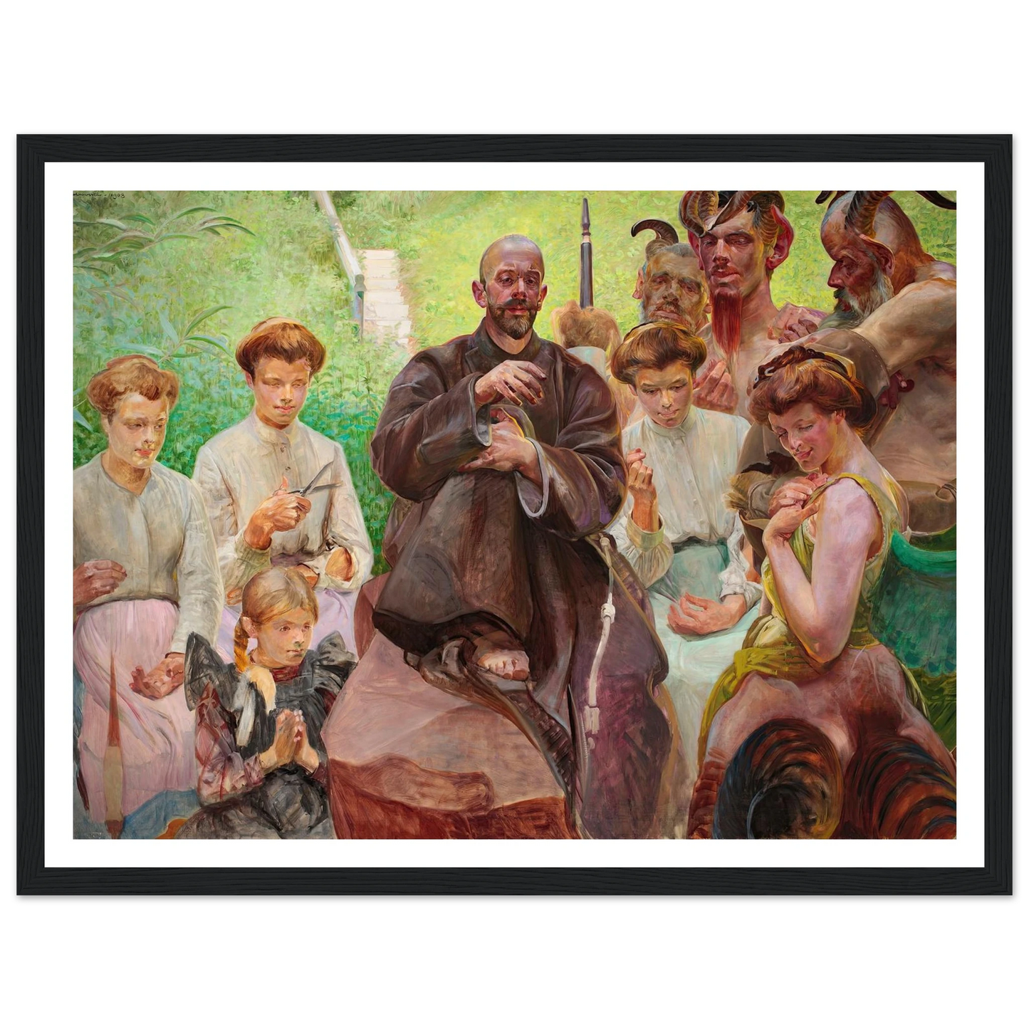 Saint Francis (1908) Art Print | Jacek Malczewski-Quipham Collections