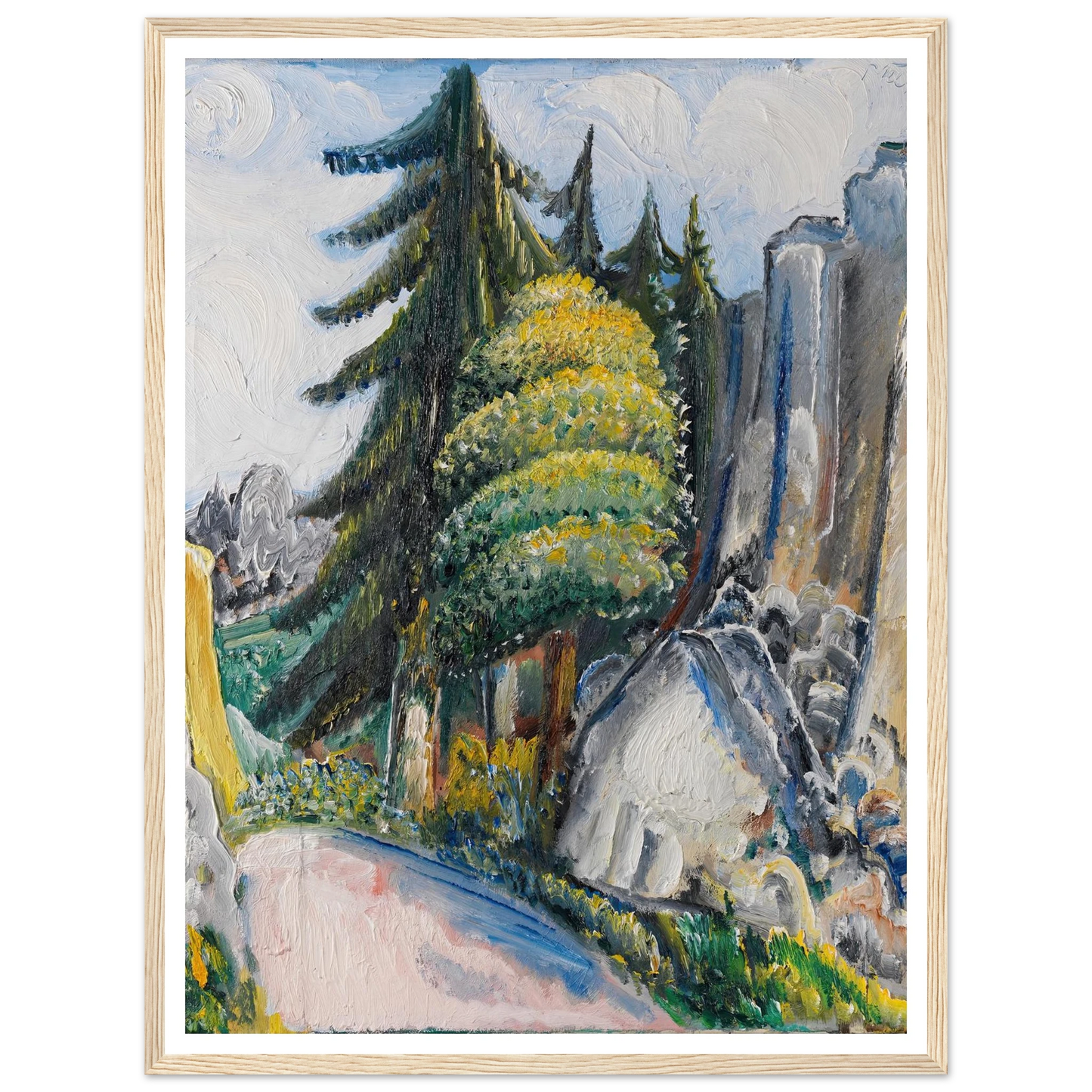 Alblandschaft (1932) Art Print | Paul Kleinschmidt-Quipham Collections