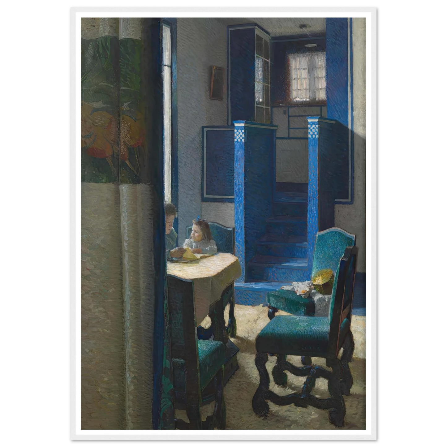 Salon im Haus auf der Hohen Warte (1903) Art Print | Carl Moll-Quipham Collections
