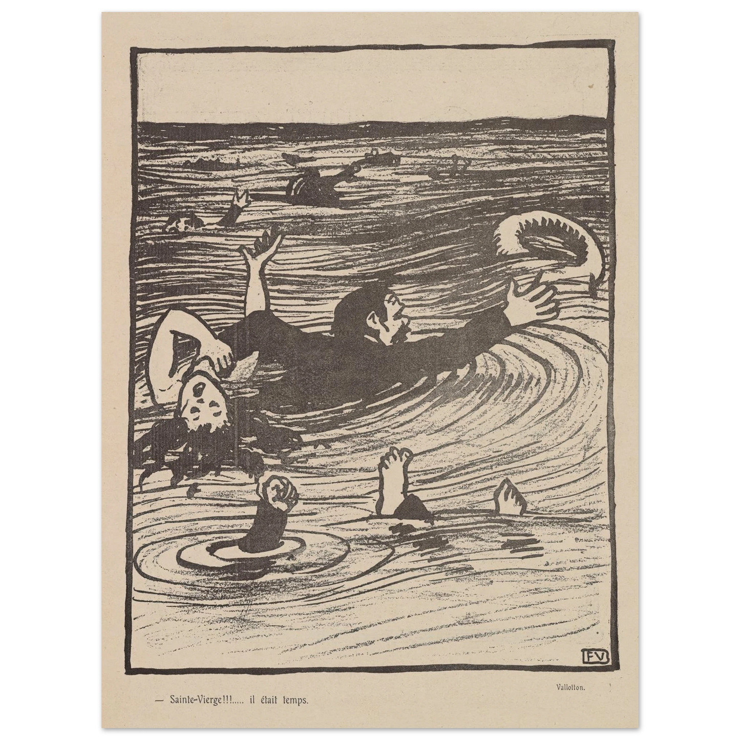 27 juin 1903 Art Print | Felix Vallotton-Quipham Collections