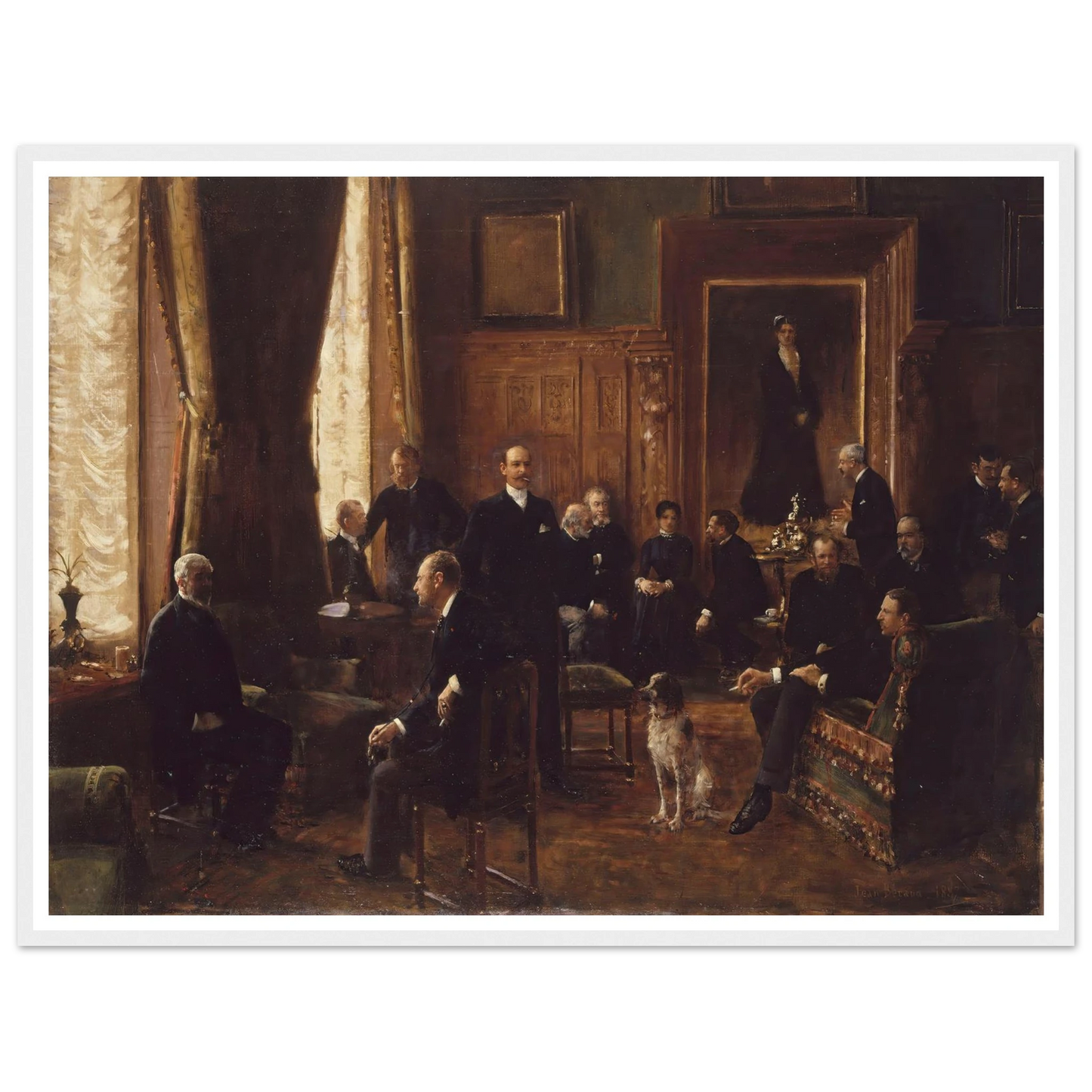 Le salon de la comtesse Potocka (1887) Art Print | Jean Beraud-Quipham Collections
