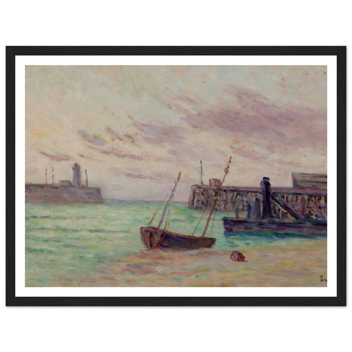 Le Entrée du Port Art Print | Maximilien Luce-Quipham Collections