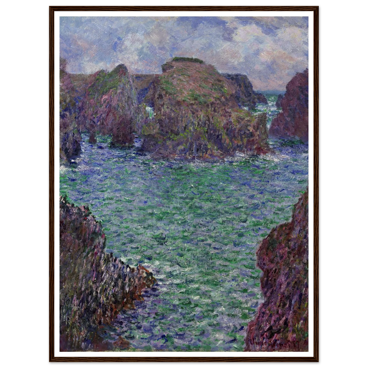 Port-Goulphar, Belle-Île (1887) Art Print | Claude Monet-Quipham Collections