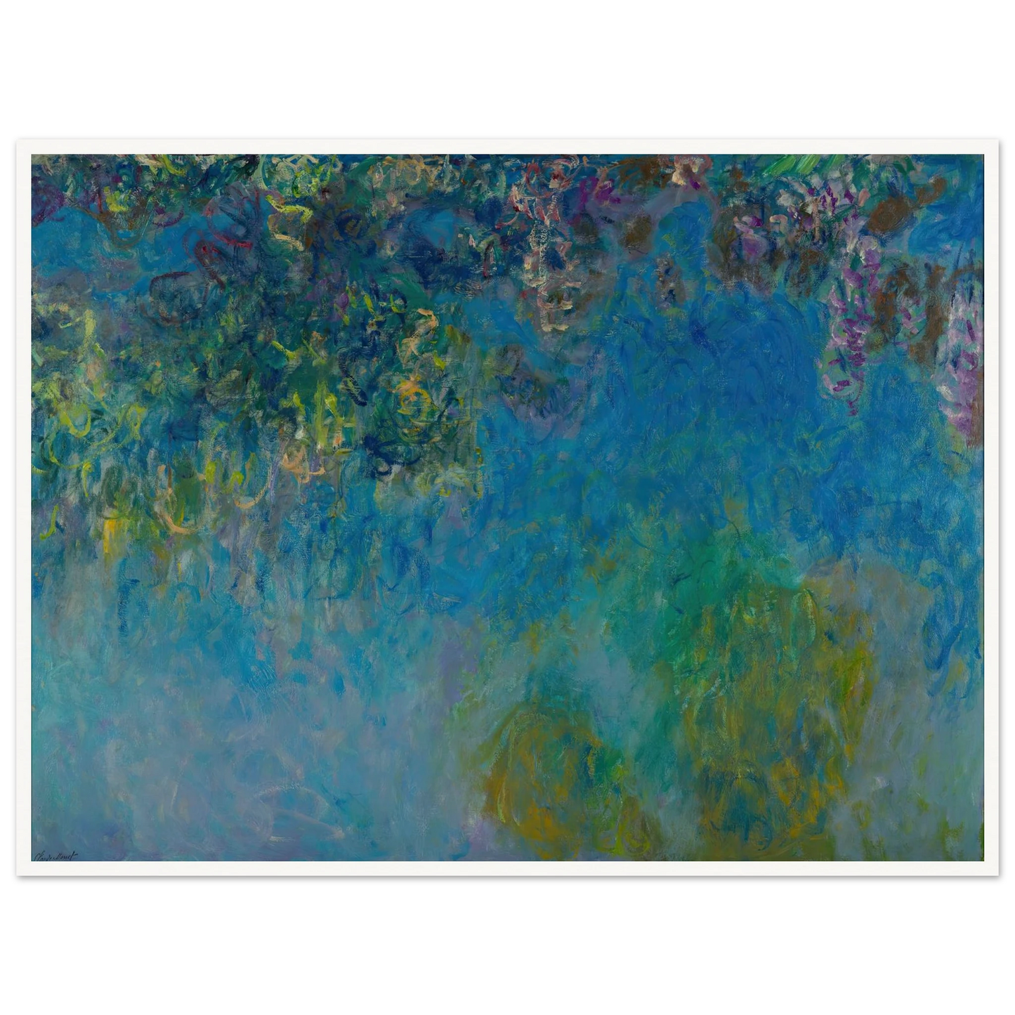 Wisteria (circa 1925) Art Print | Claude Monet-Quipham Collections