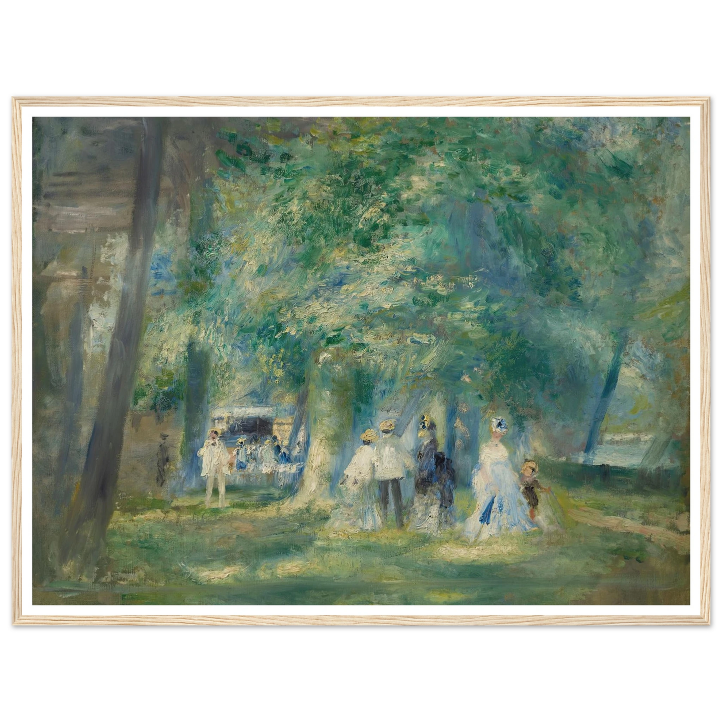 La fête à Saint-Cloud (1871) Art Print | Pierre Auguste Renoir-Quipham Collections
