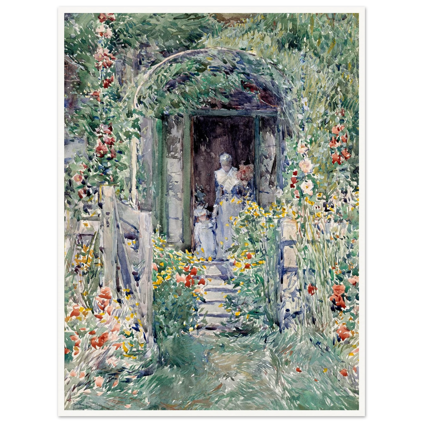 The Garden in Its Glory (1892) Art Print | Childe Hassam-Quipham Collections