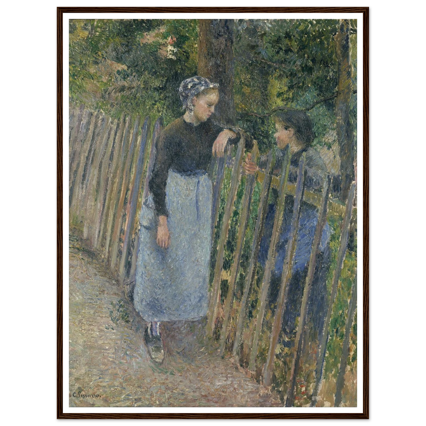 Conversation Art Print | Camille Pissarro-Quipham Collections