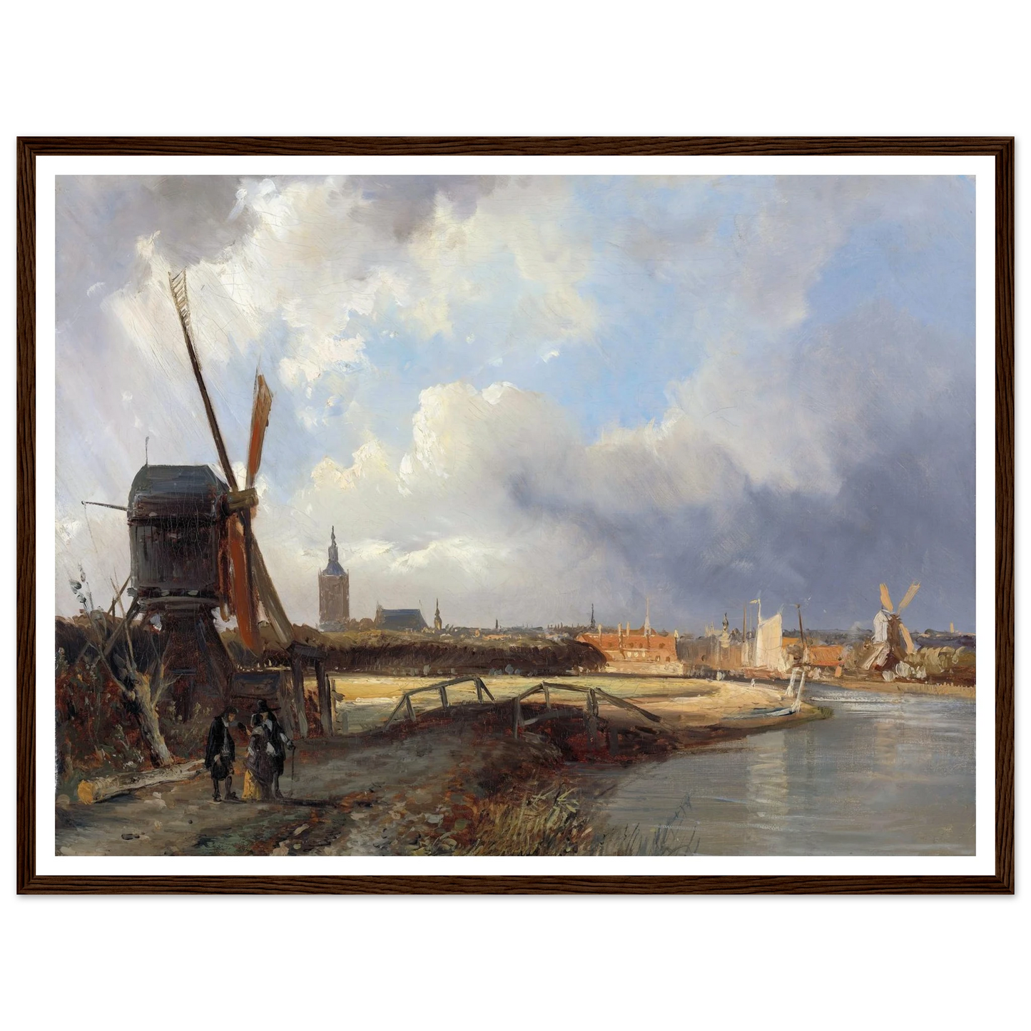 View of The Hague (c. 1850 - c. 1852) Art Print | Cornelis Springer-Quipham Collections