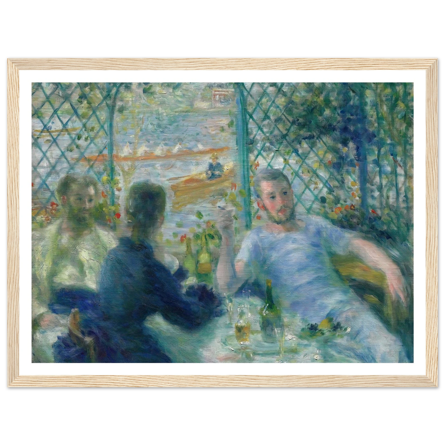 Lunch at the Restaurant Fournaise (The Rowers’ Lunch) (1875) Art Print | Pierre Auguste Renoir-Quipham Collections