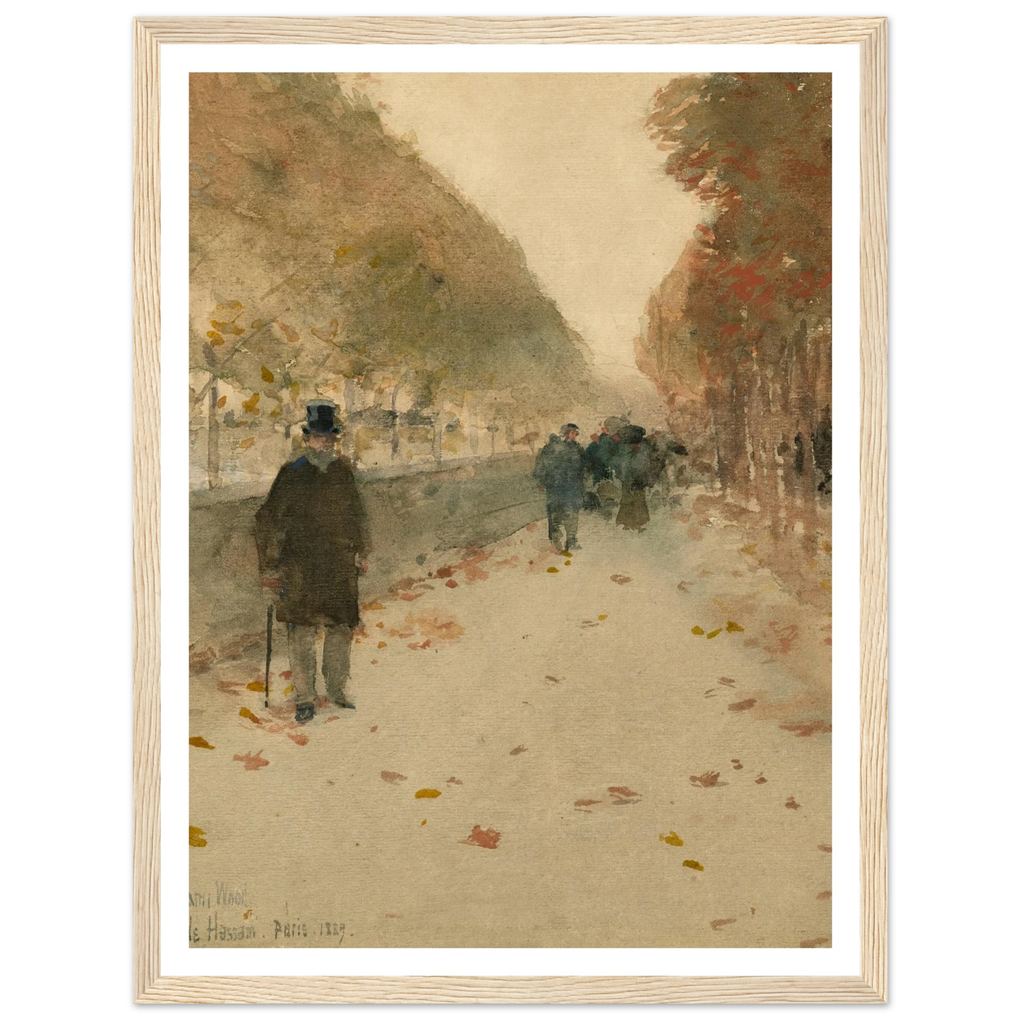 Quai du Louvre (1889) Art Print | Childe Hassam-Quipham Collections