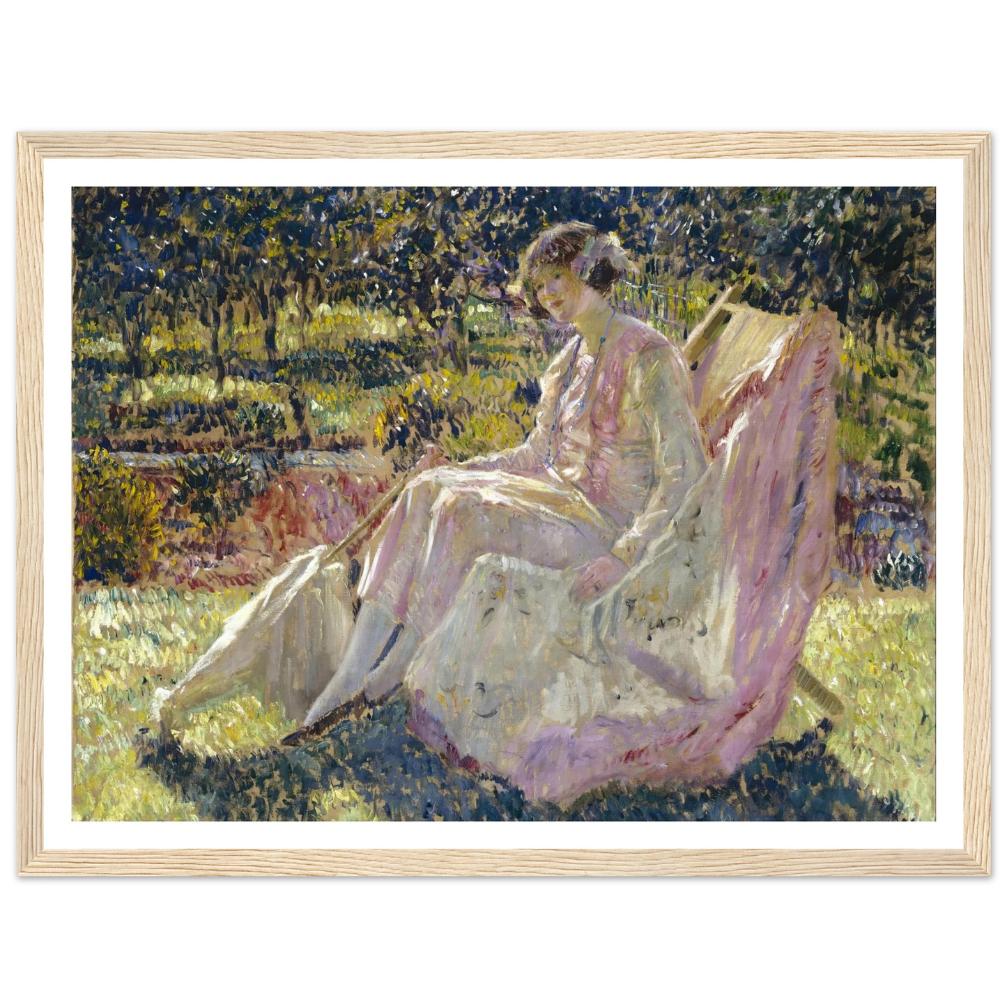 Sunbath (1908-1918) Art Print | Frederick Carl Frieseke-Quipham Collections
