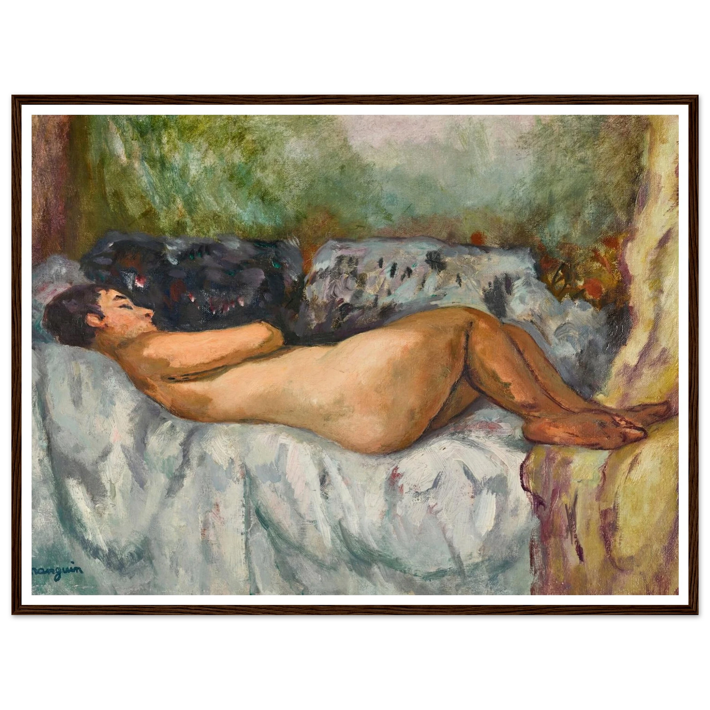 Jeanne; Nu allongé (1931) Art Print | Henri Manguin-Quipham Collections