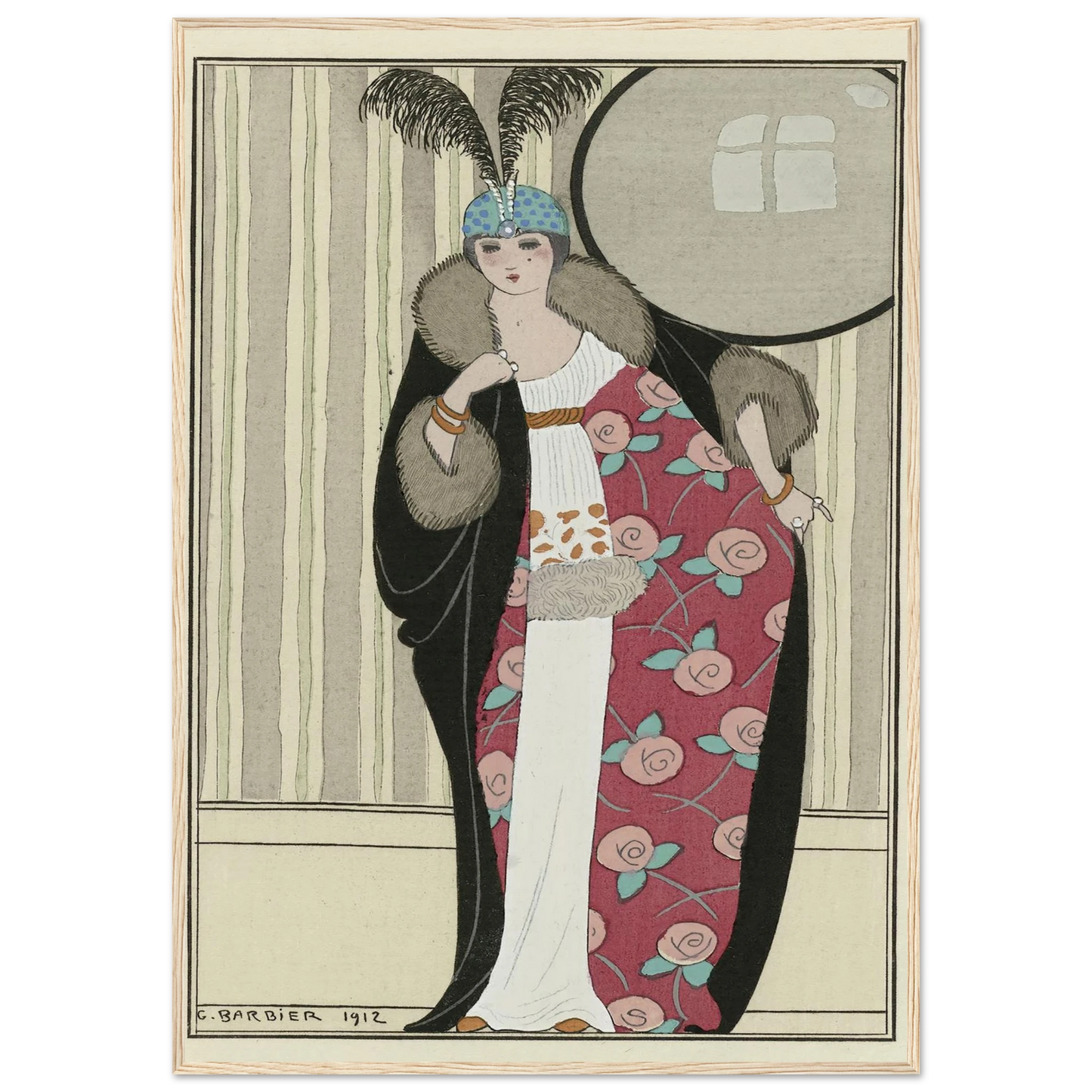 Journal des Dames et des Modes; the Fashion Illustrators (1912) Art Print | George Barbier-Quipham Collections