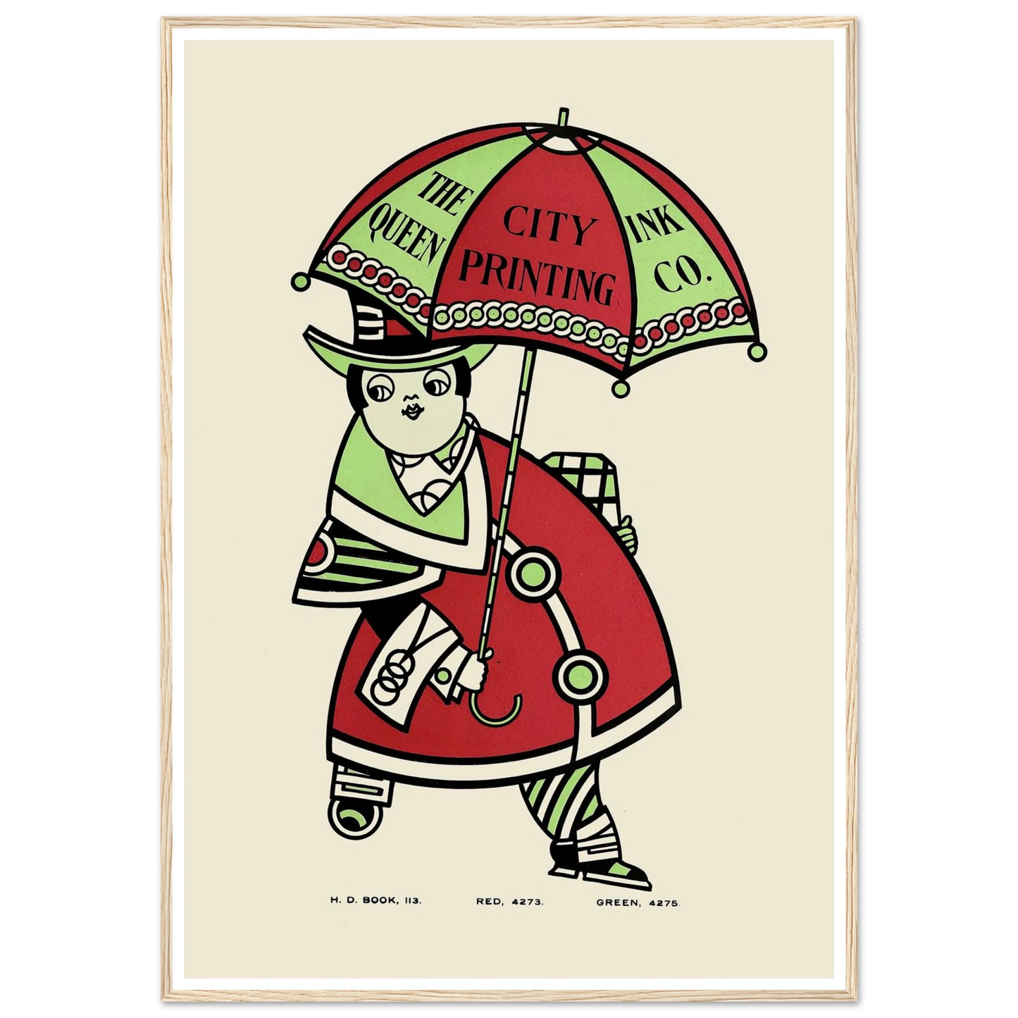 Queen City Ink, Ad. 16 (1890-1913) Art Print | Augustus Jansson-Quipham Collections