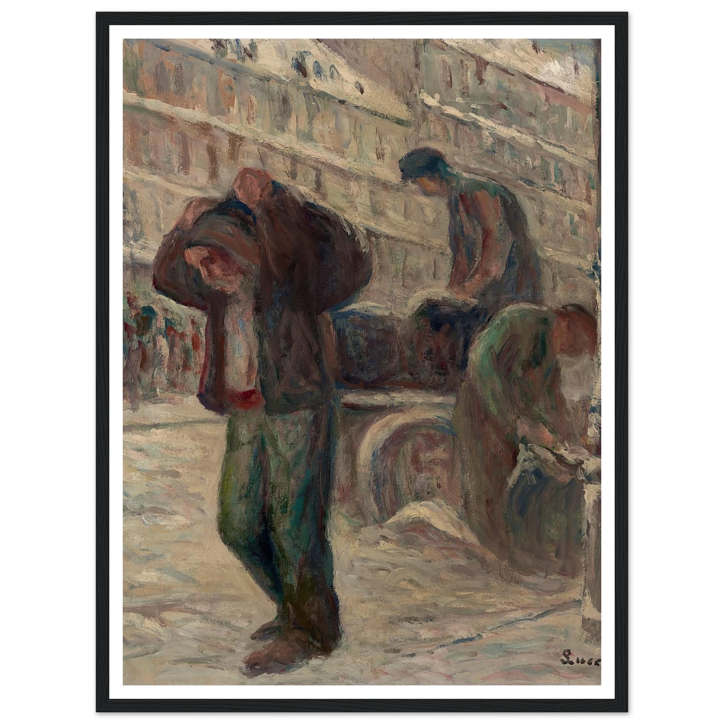 Le Bougnat (1937) Art Print | Maximilien Luce-Quipham Collections