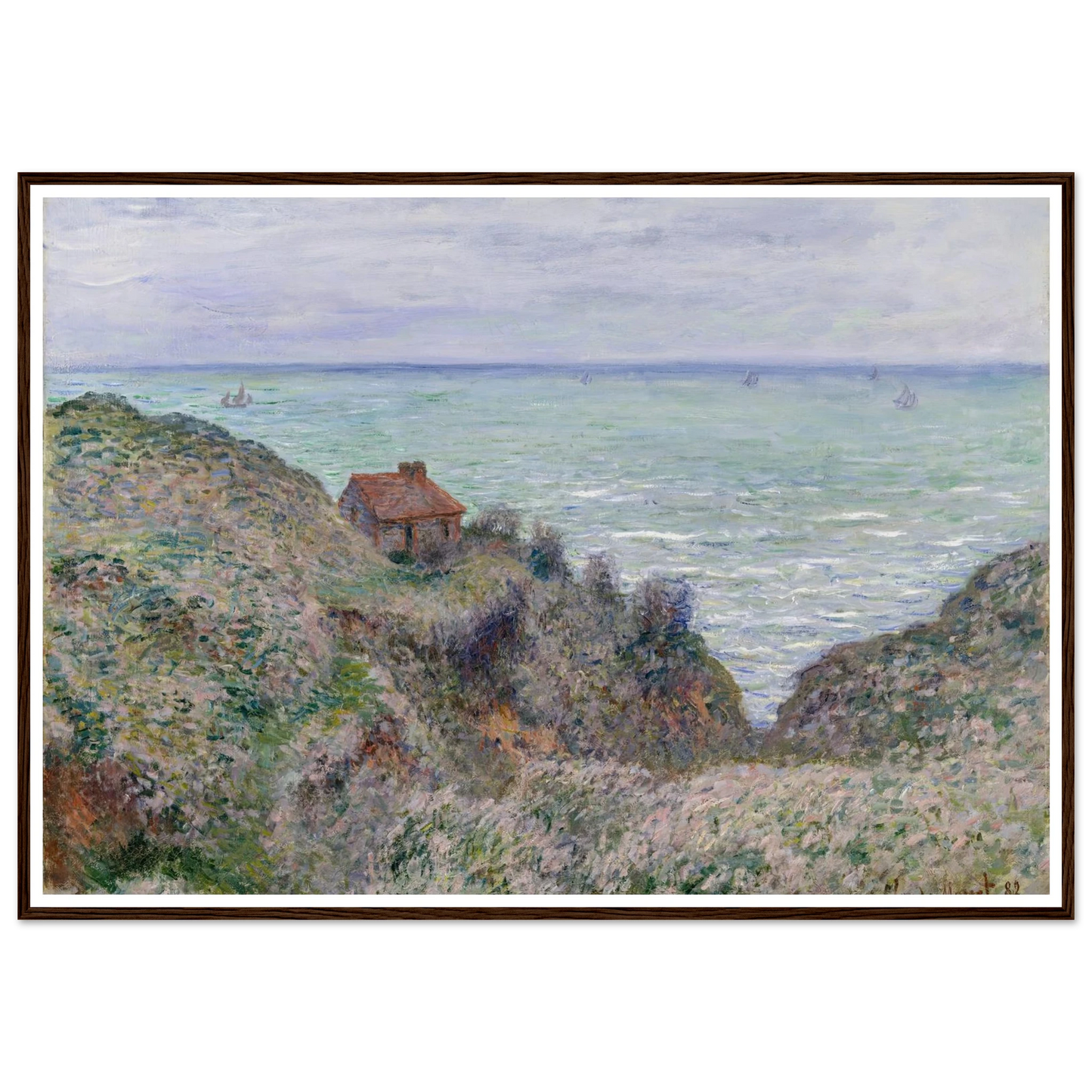 Cabin of the Customs Watch (1882) Art Print | Claude Monet-Quipham Collections
