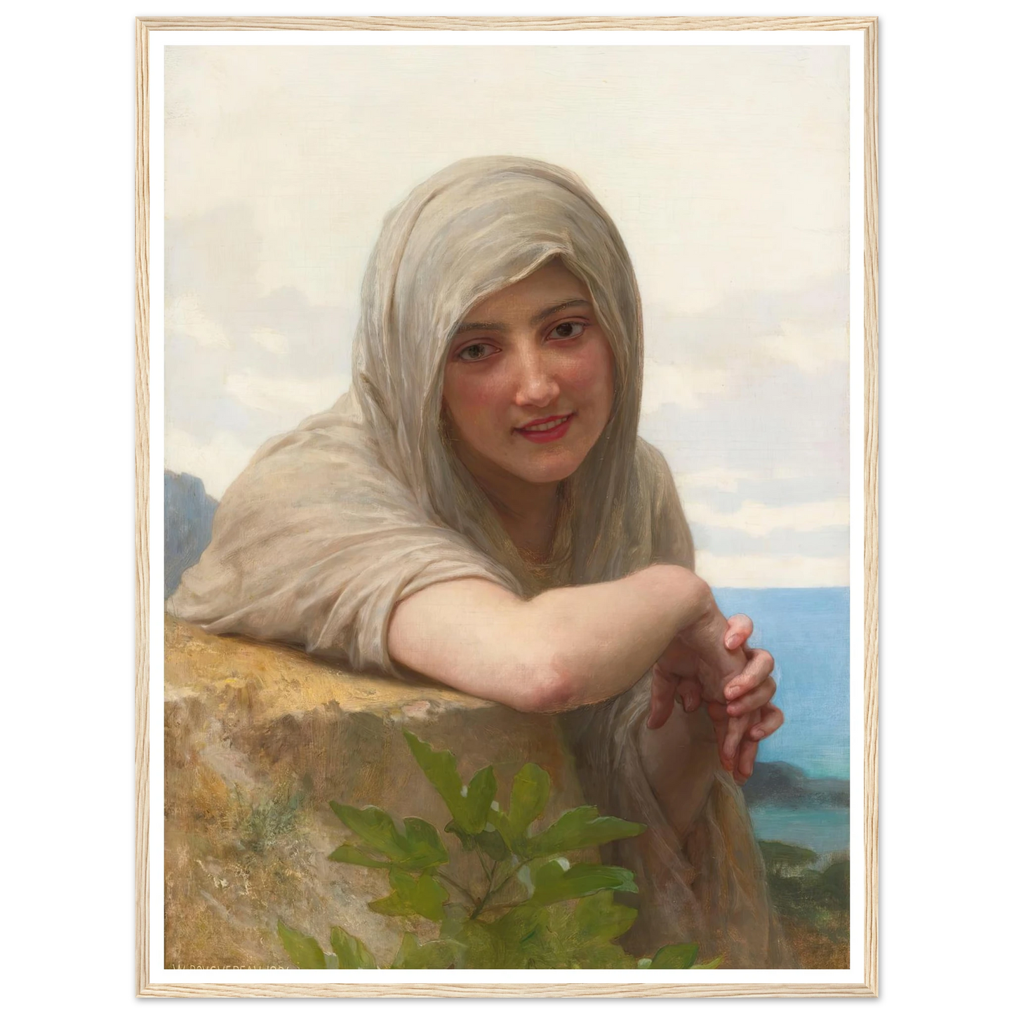 Souvenir (1894) Art Print | William Bouguereau-Quipham Collections