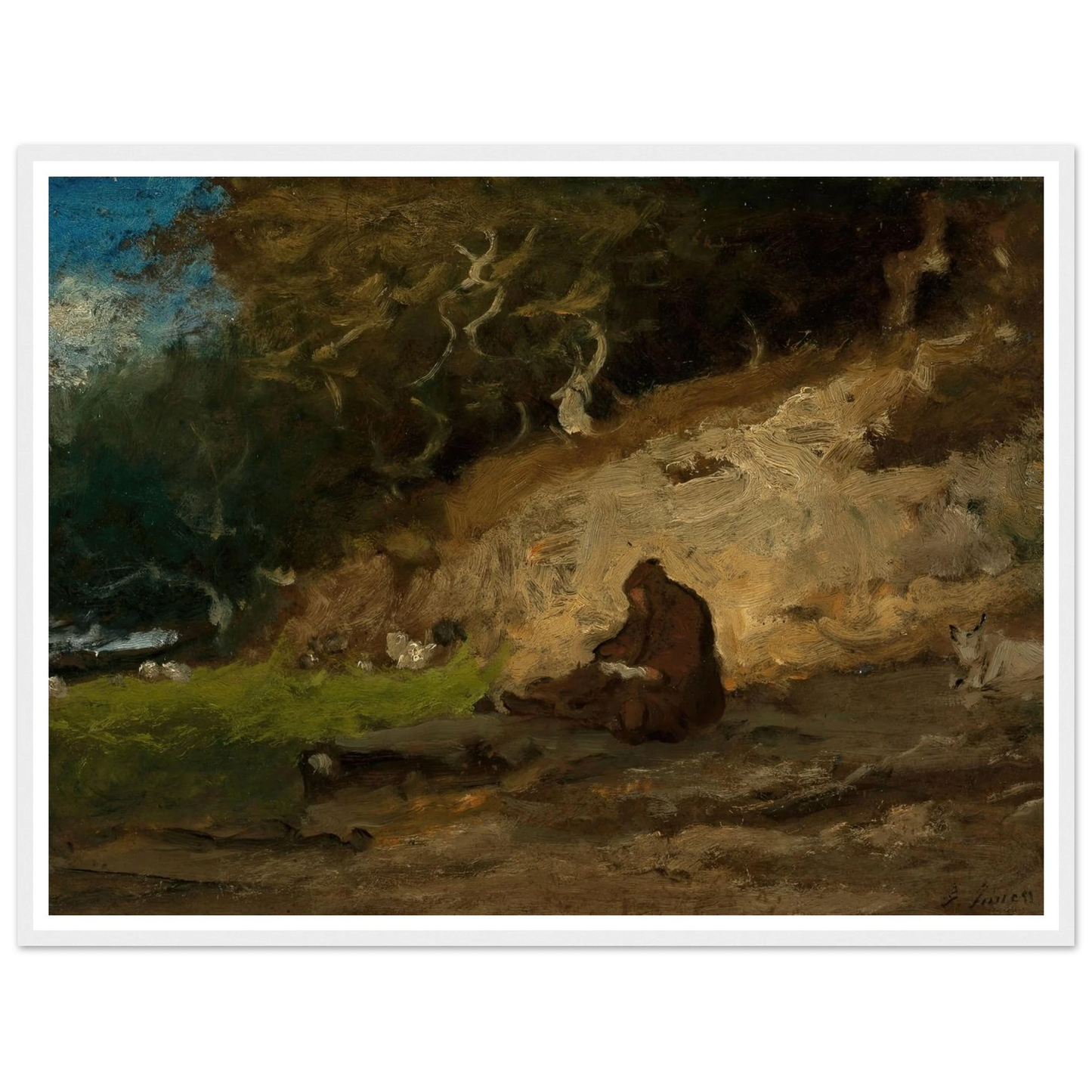 The Hermit (circa 1883-85) Art Print | George Inness-Quipham Collections