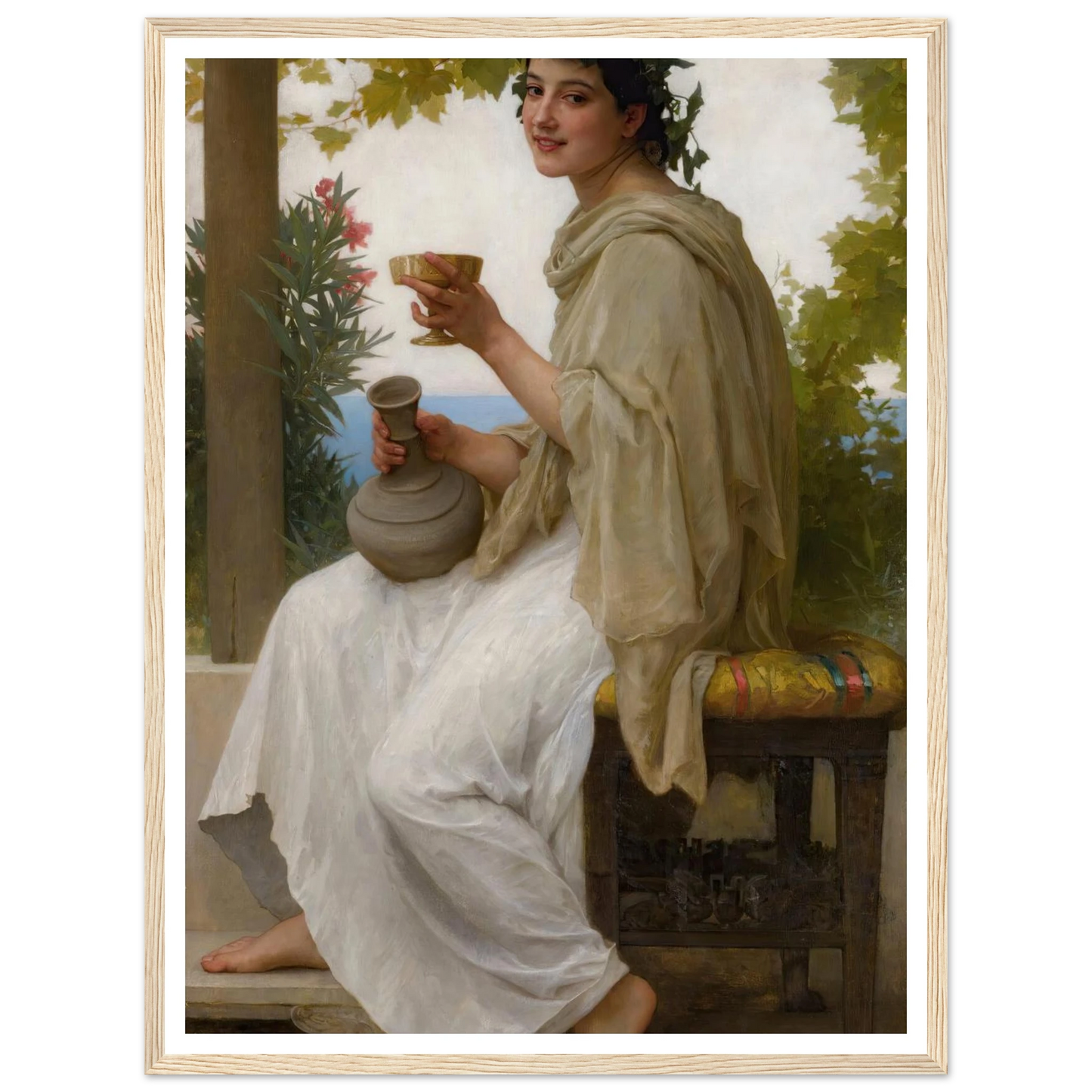 Bacchante (1894) Art Print | William Bouguereau-Quipham Collections