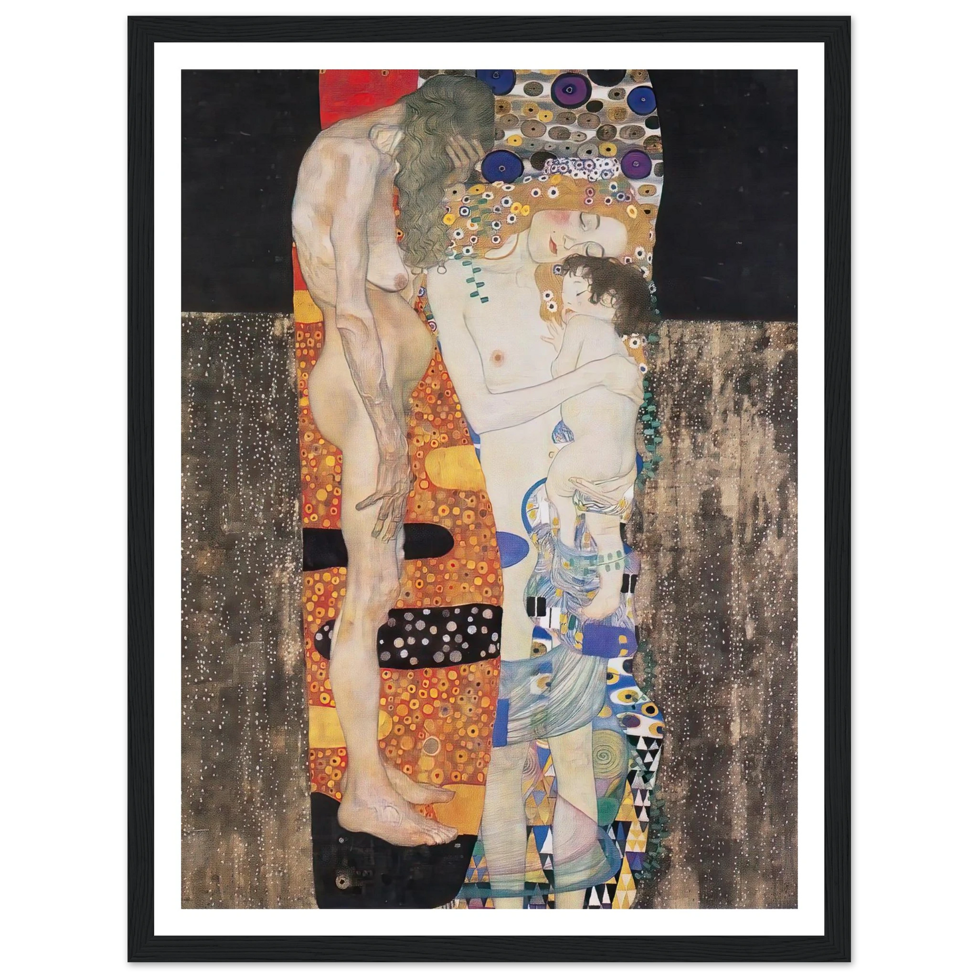 The Three Ages of the Woman (1905) Art Print | Gustav Klimt-Quipham Collections