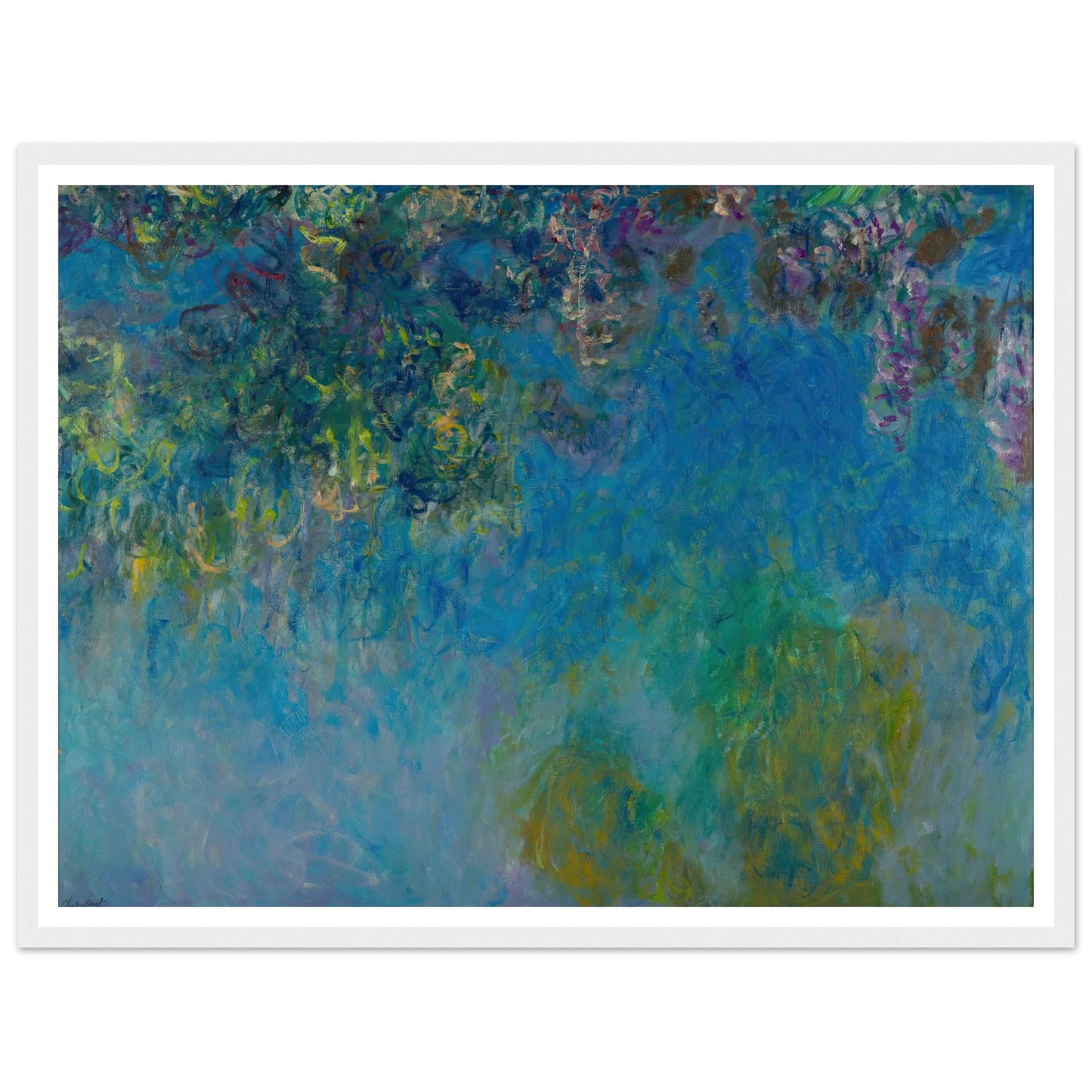 Wisteria (circa 1925) Art Print | Claude Monet-Quipham Collections