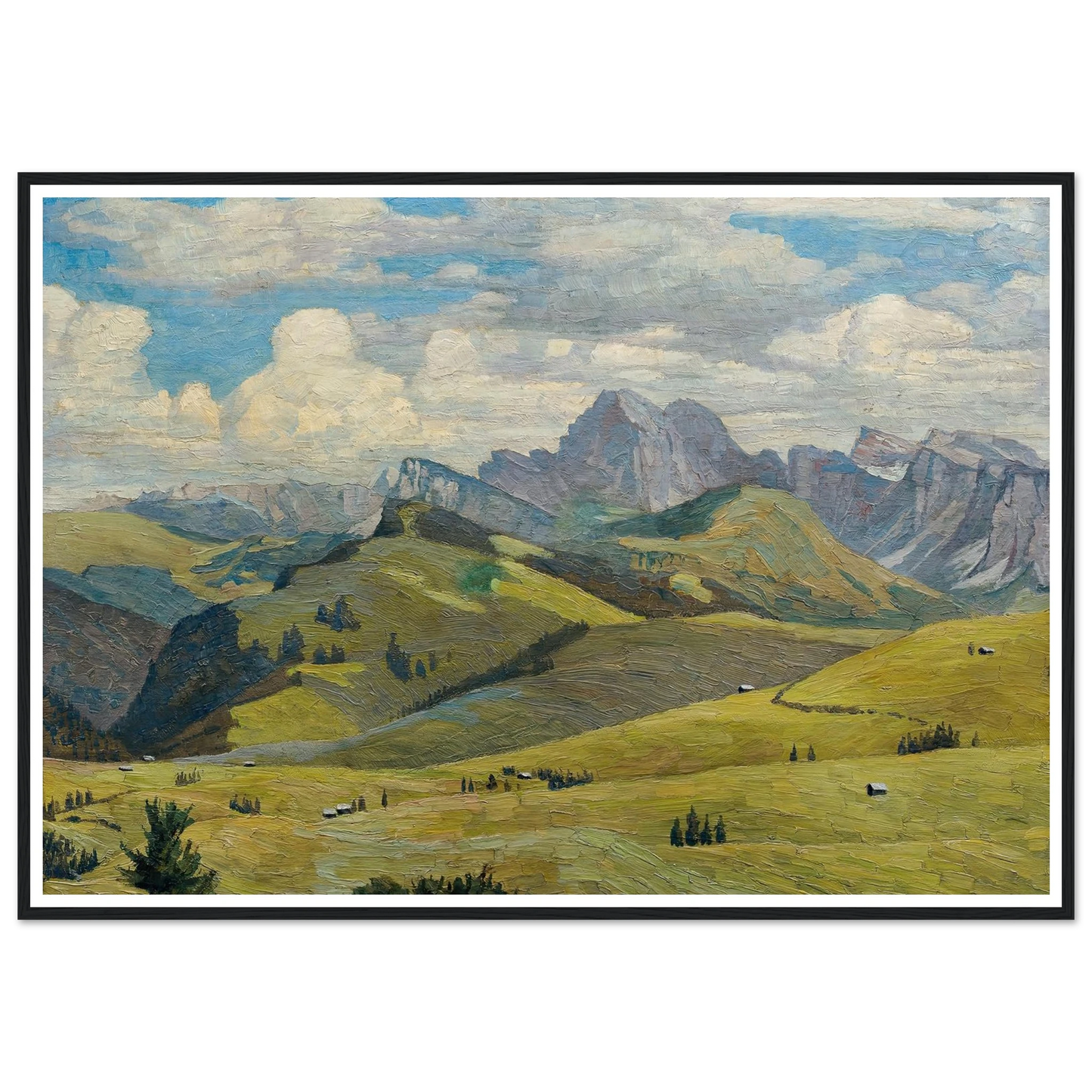 Seiser Alm (Südtirol) (1914) Art Print | Max Kahrer-Quipham Collections