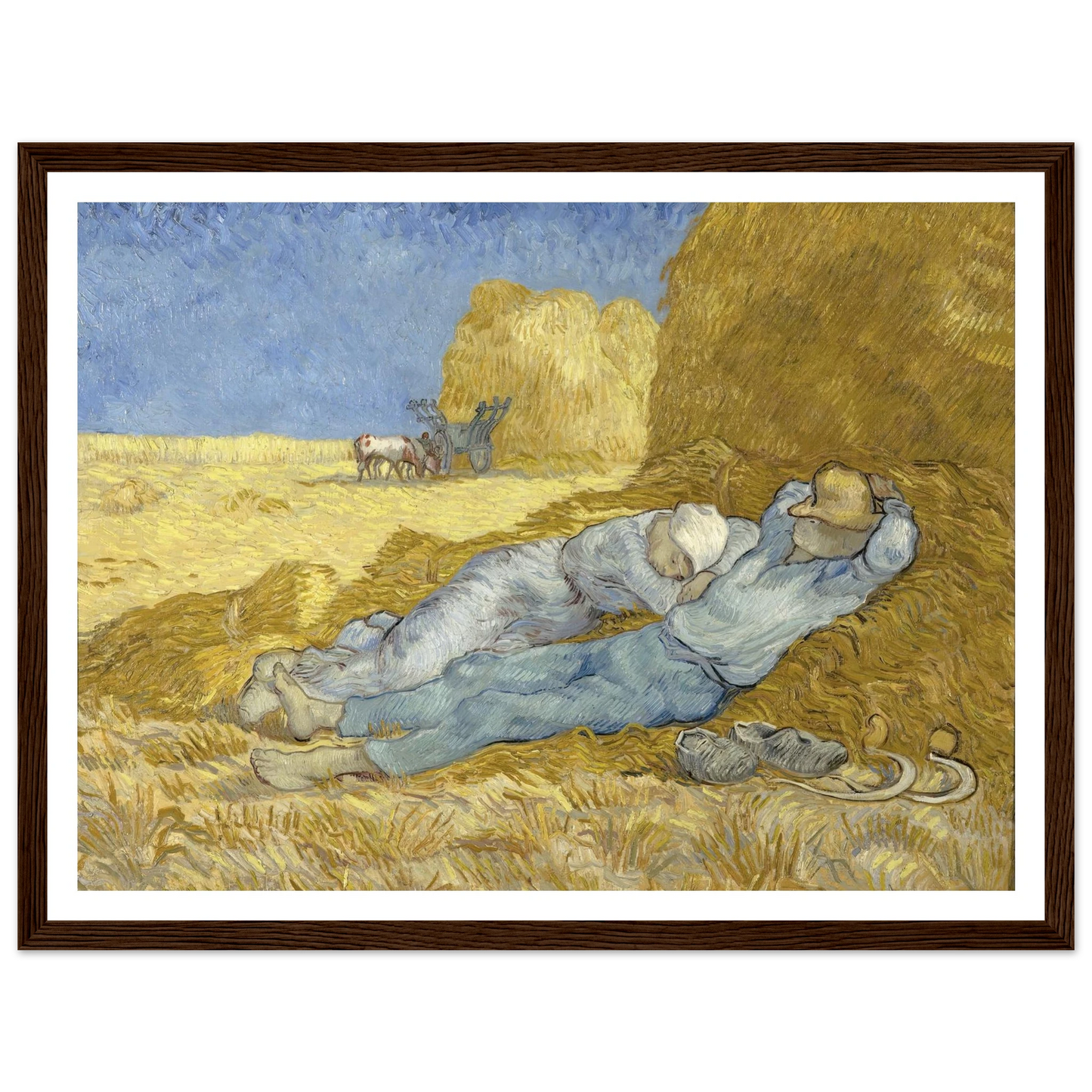 The Siesta (After Millet) Art Print | Vincent van Gogh-Quipham Collections