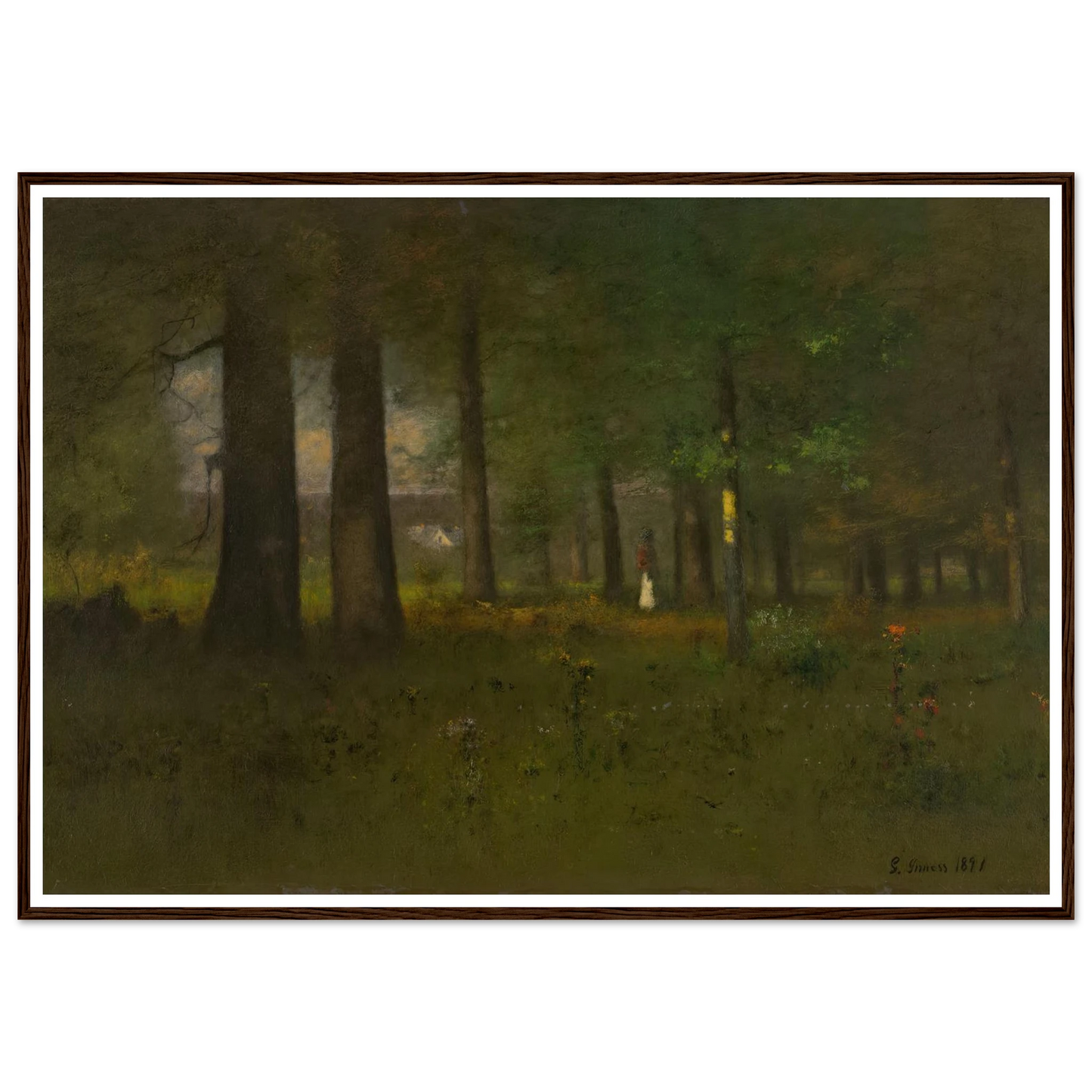The Edge of the Forest (1891) Art Print | George Inness-Quipham Collections
